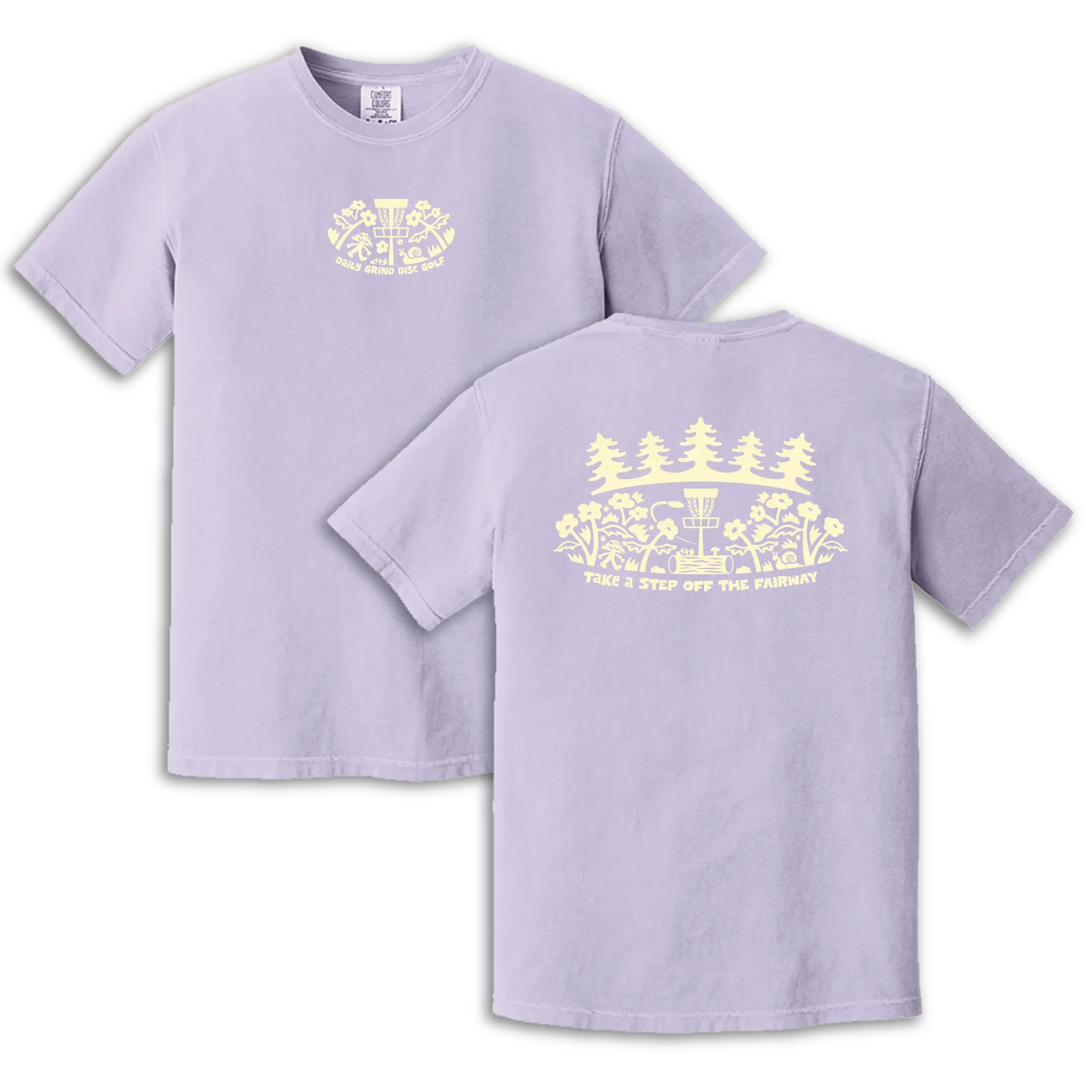 Mushroom Disc Golf Shirt - Orchid