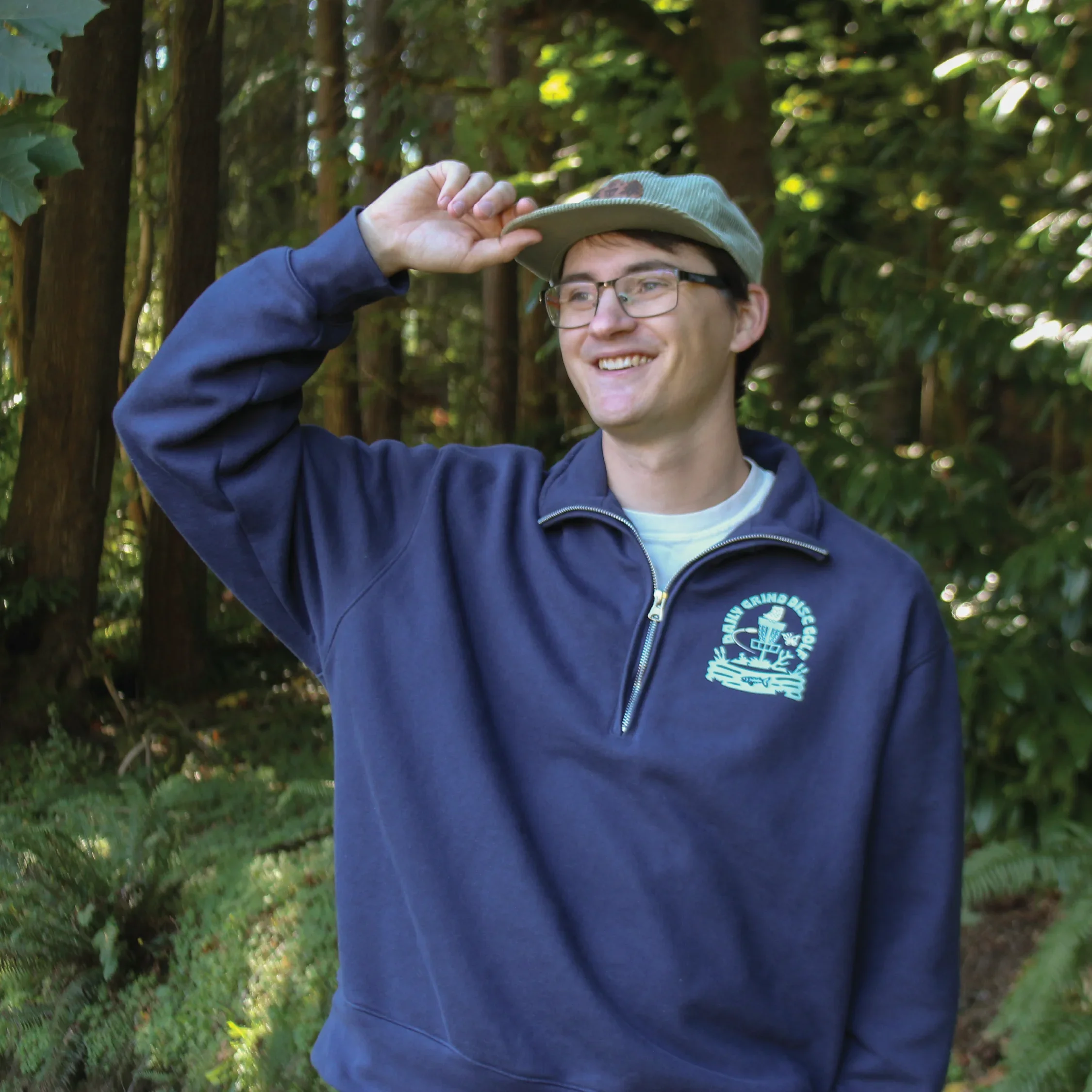 Send It - Disc Golf Quarter-Zip - Daily Grind Disc Golf
