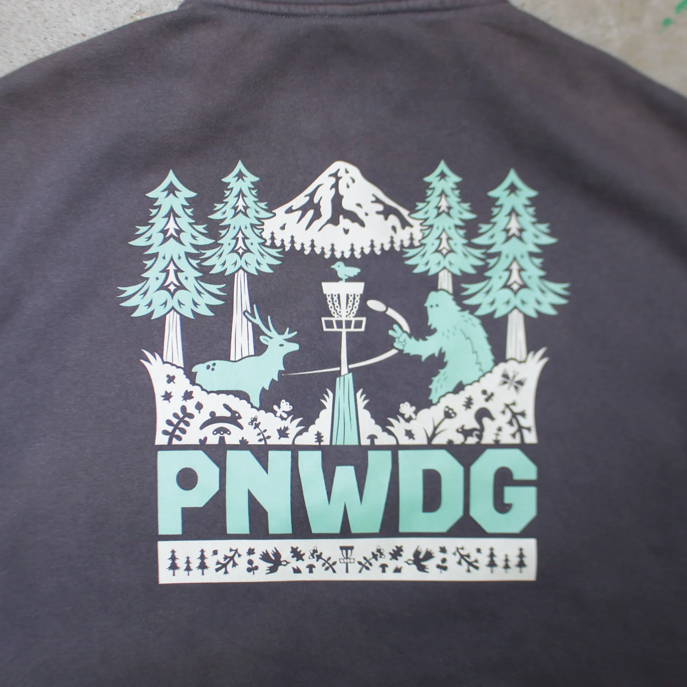 PNWDG - Disc Golf Quarter-Zip - Daily Grind Disc Golf