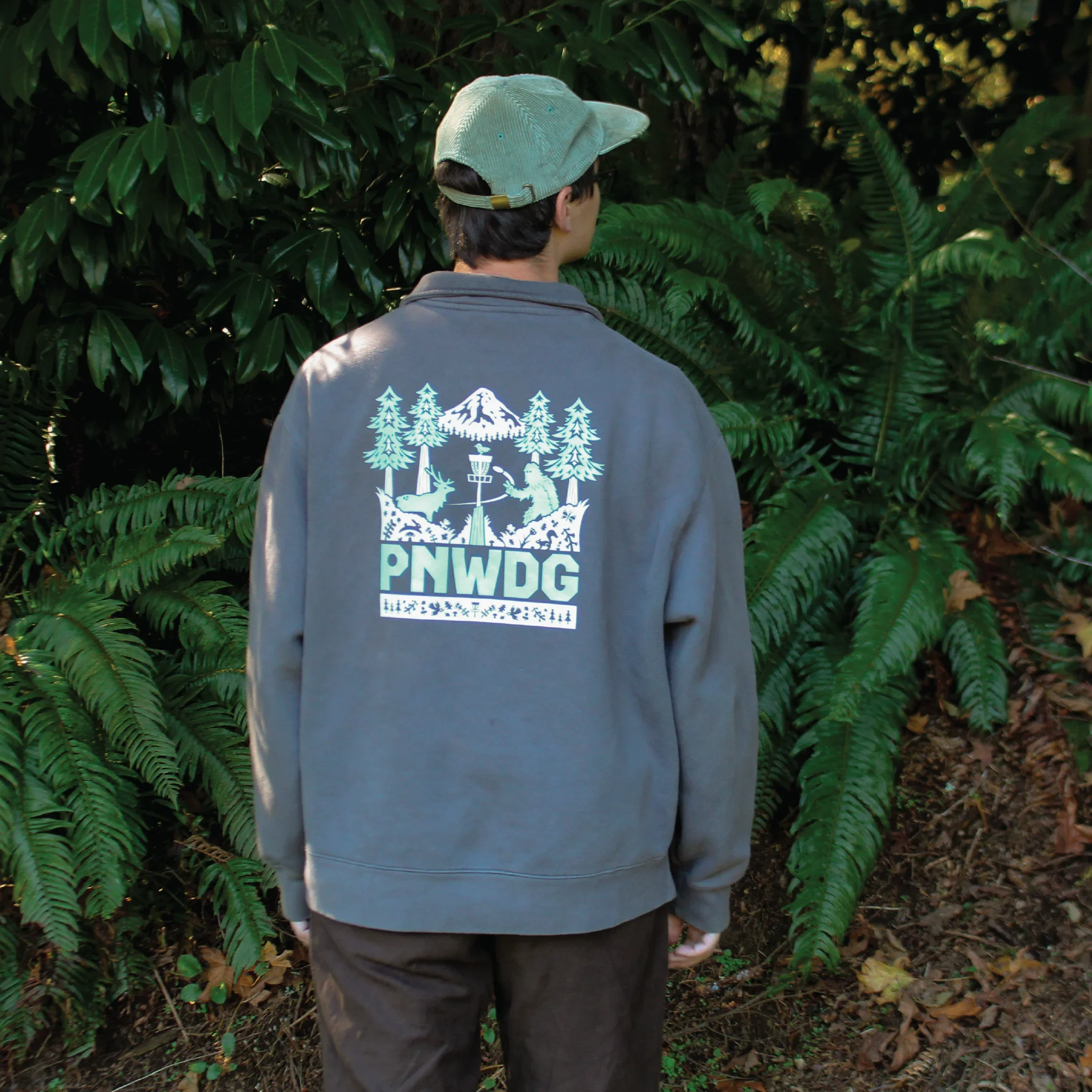 PNWDG - Disc Golf Quarter-Zip - Daily Grind Disc Golf