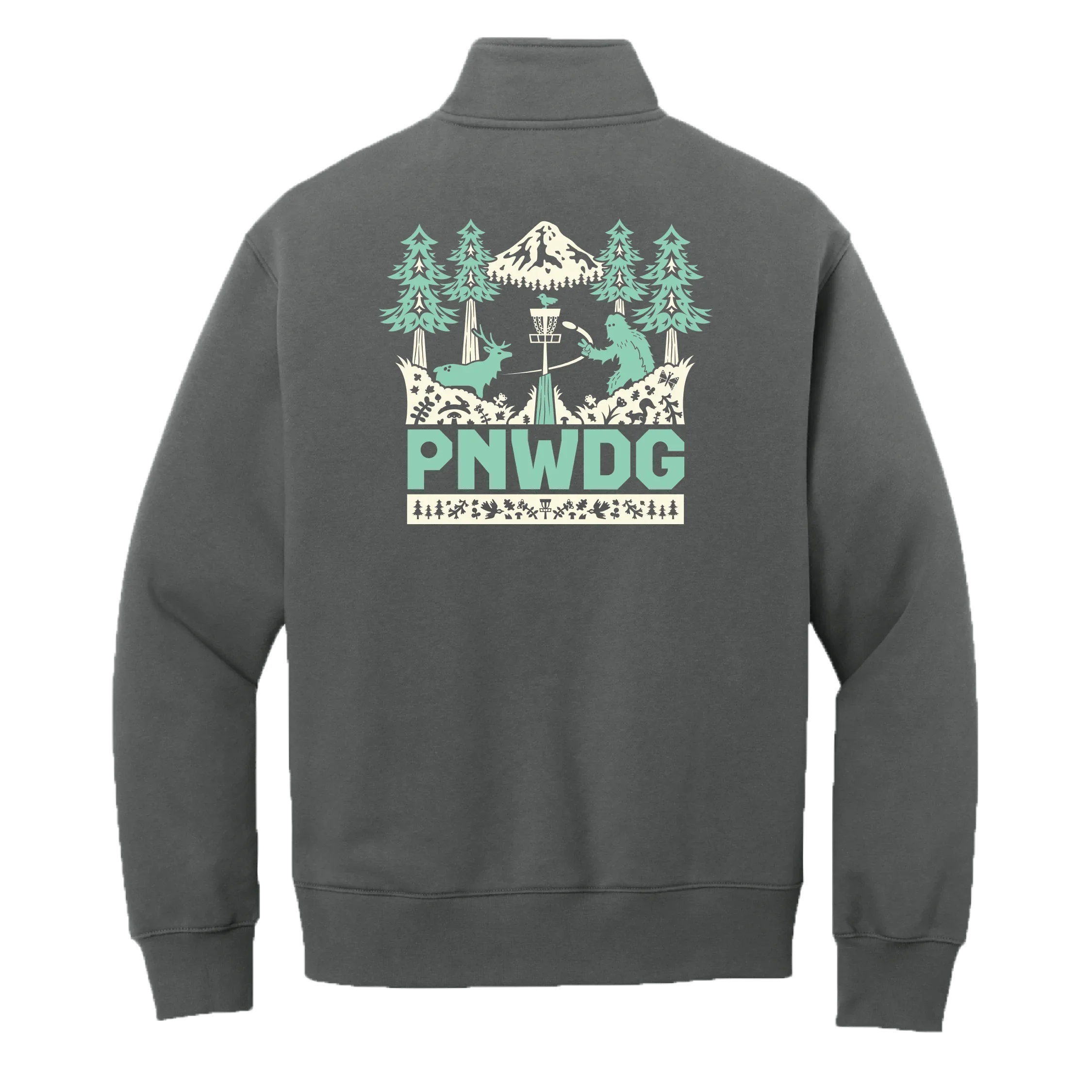 PNWDG - Disc Golf Quarter-Zip - Daily Grind Disc Golf