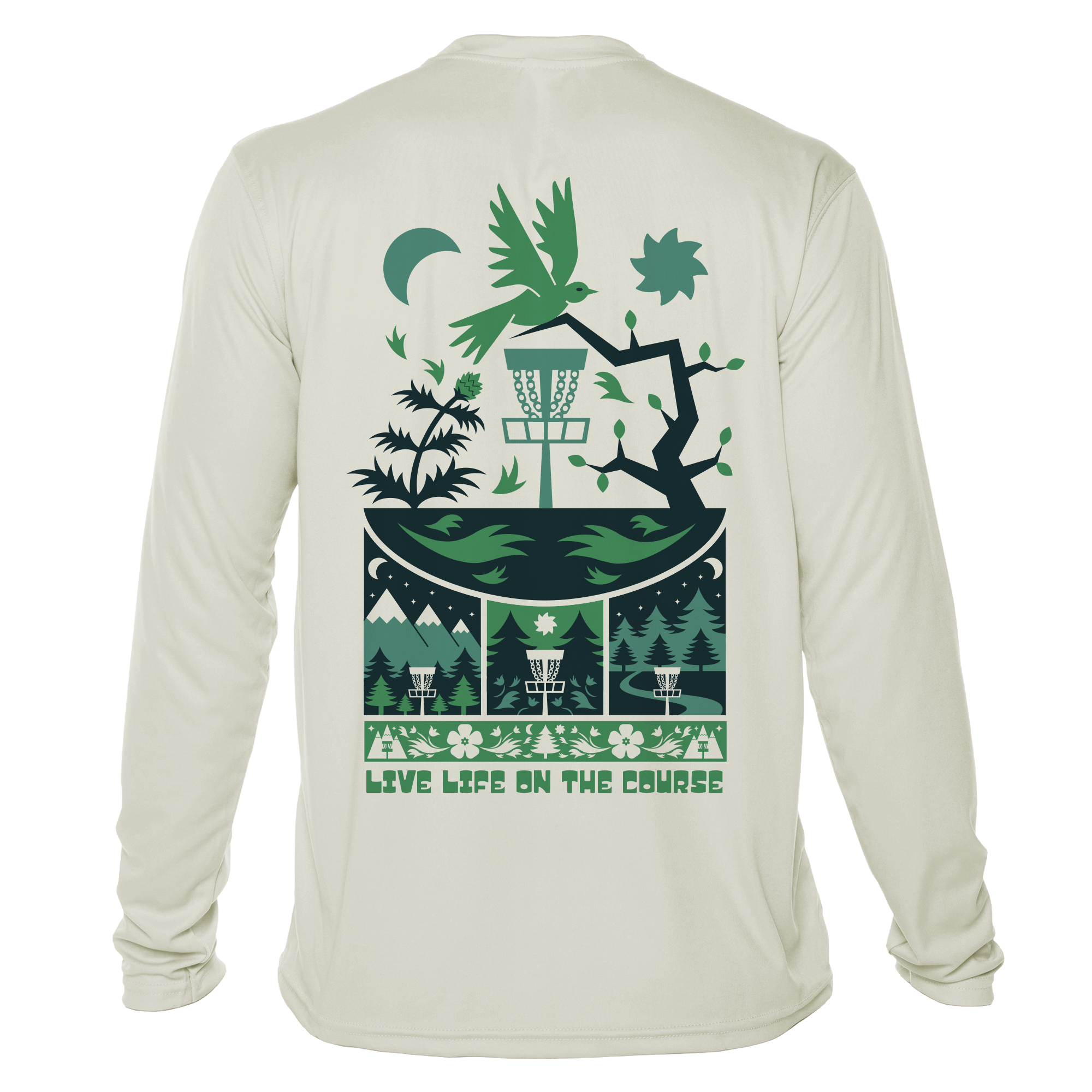 Life On The Course UPF 50 Long Sleeve - Daily Grind Disc Golf