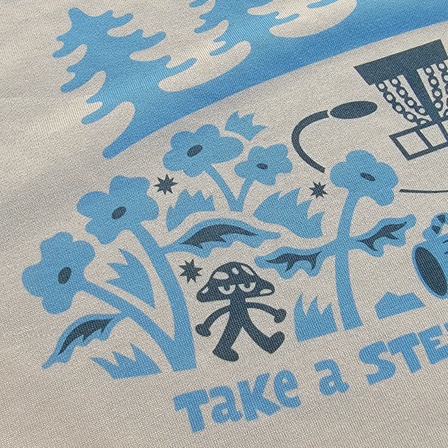 Mushroom Disc Golf Shirt - November White - Daily Grind Disc Golf