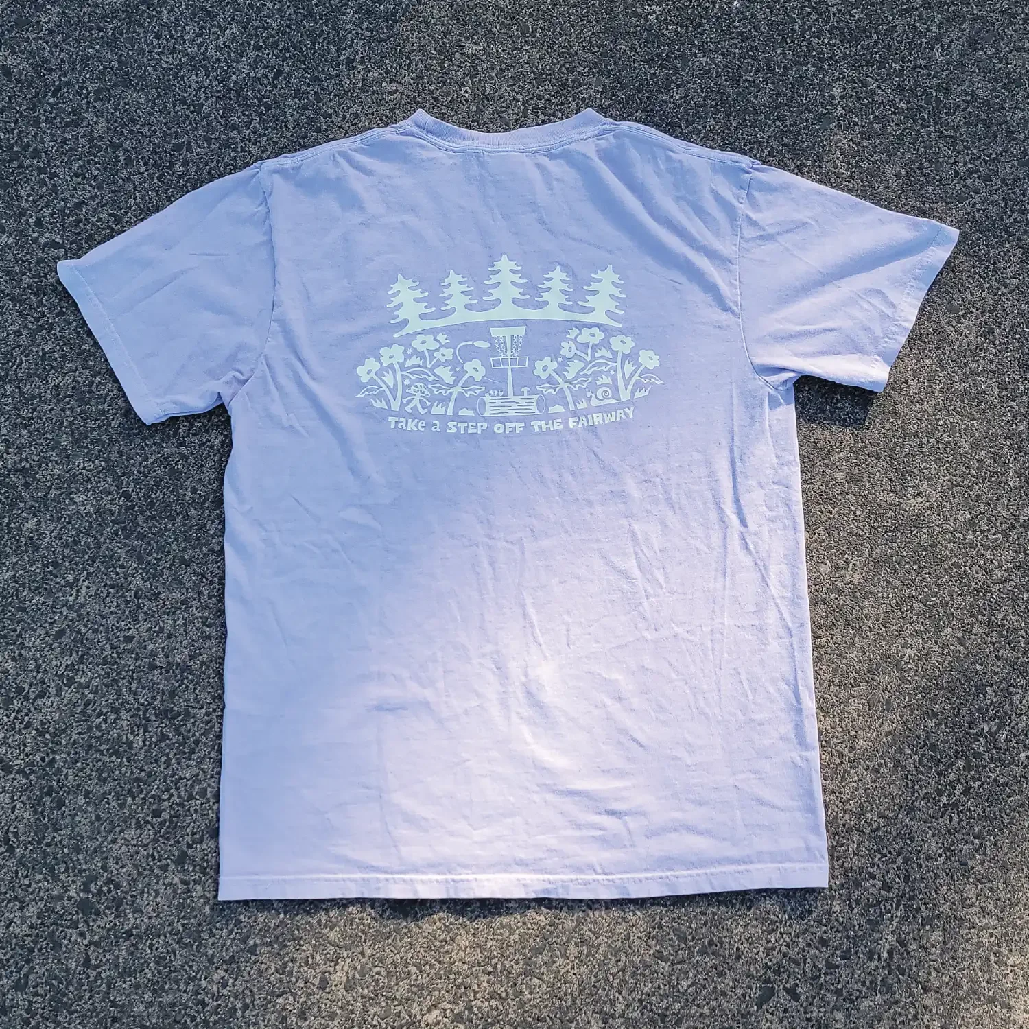 Mushroom Disc Golf Shirt - Orchid - Daily Grind Disc Golf