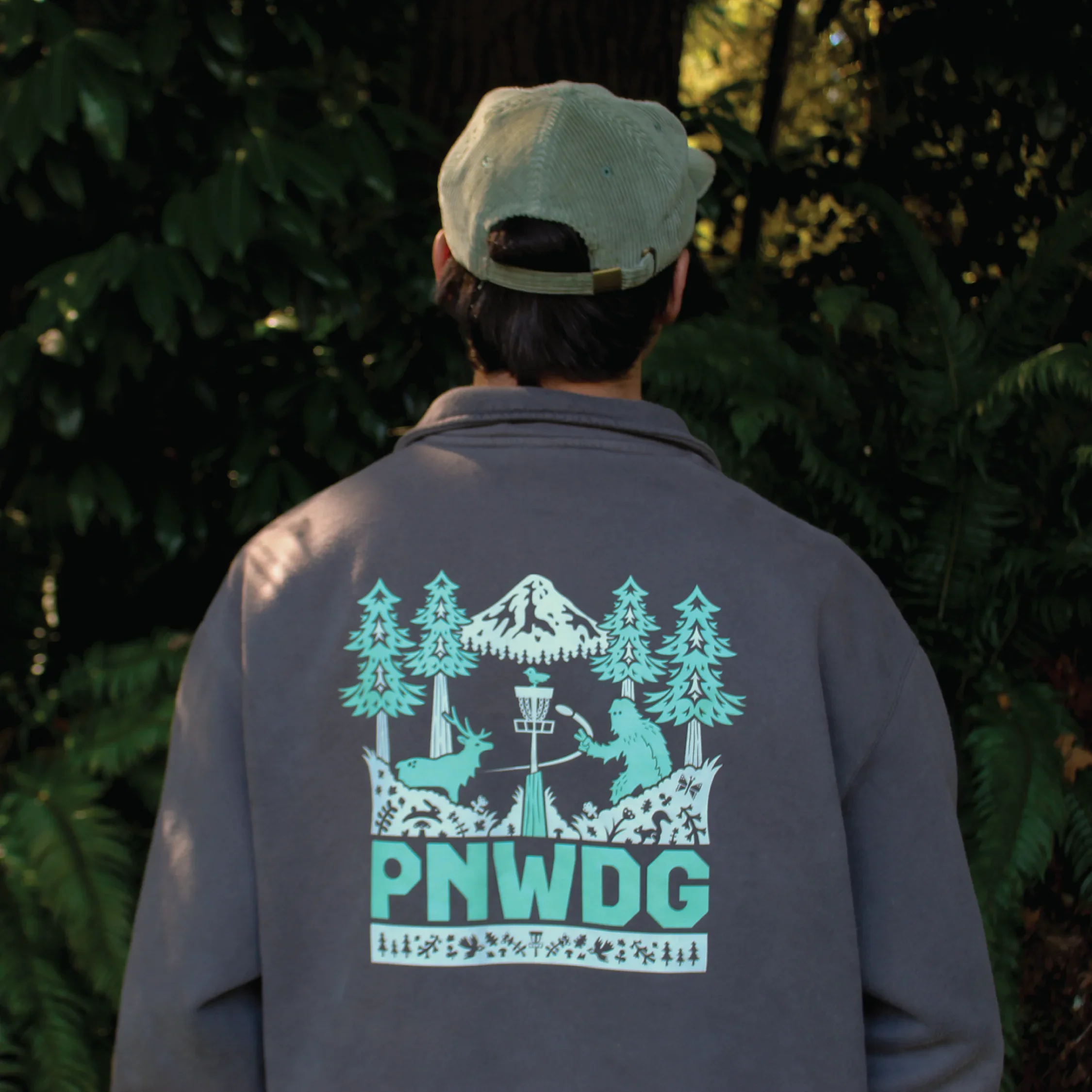 PNWDG - Disc Golf Quarter-Zip - Daily Grind Disc Golf