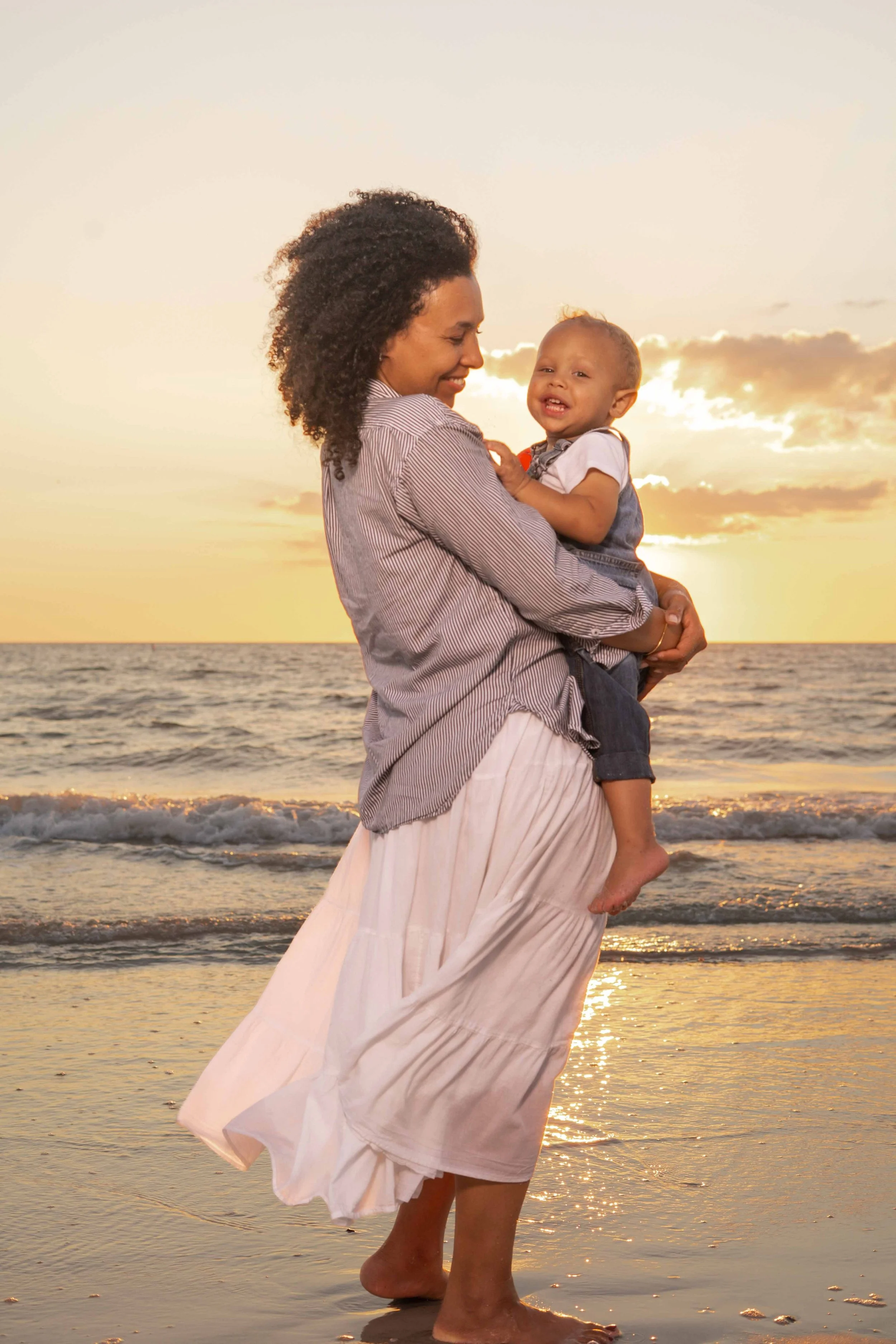 st-pete-florida-family-beach-sunset-mom-and-toddler-boy.jpg