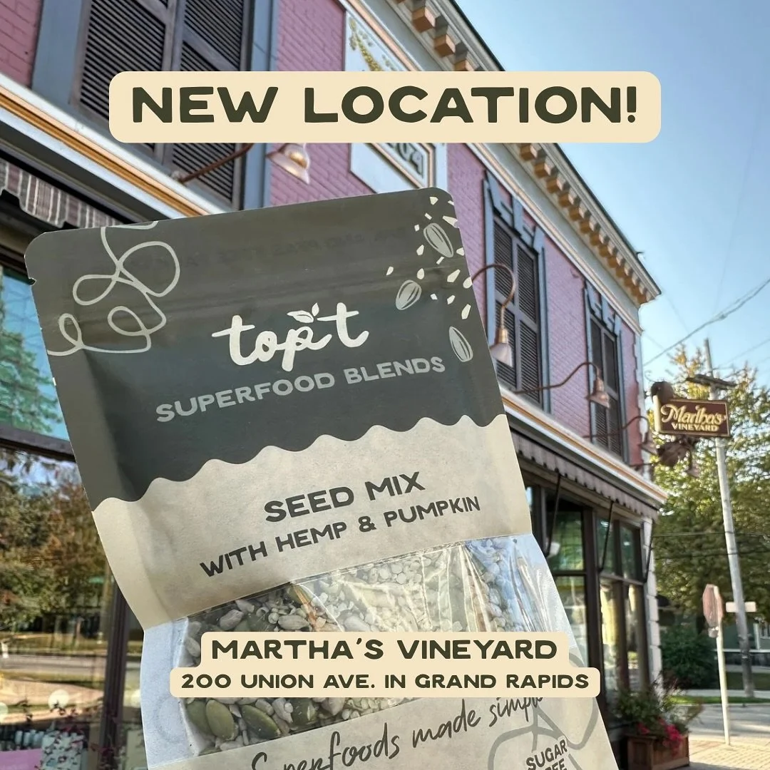Excited to announce that you can now get TOP&rsquo;T Superfood Blend Seed Mix at @marthas_gr. 

I am delighted and honored to be among some of my favorite things! 

This is a personal favorite spot for me and my family for quality grocery items, both