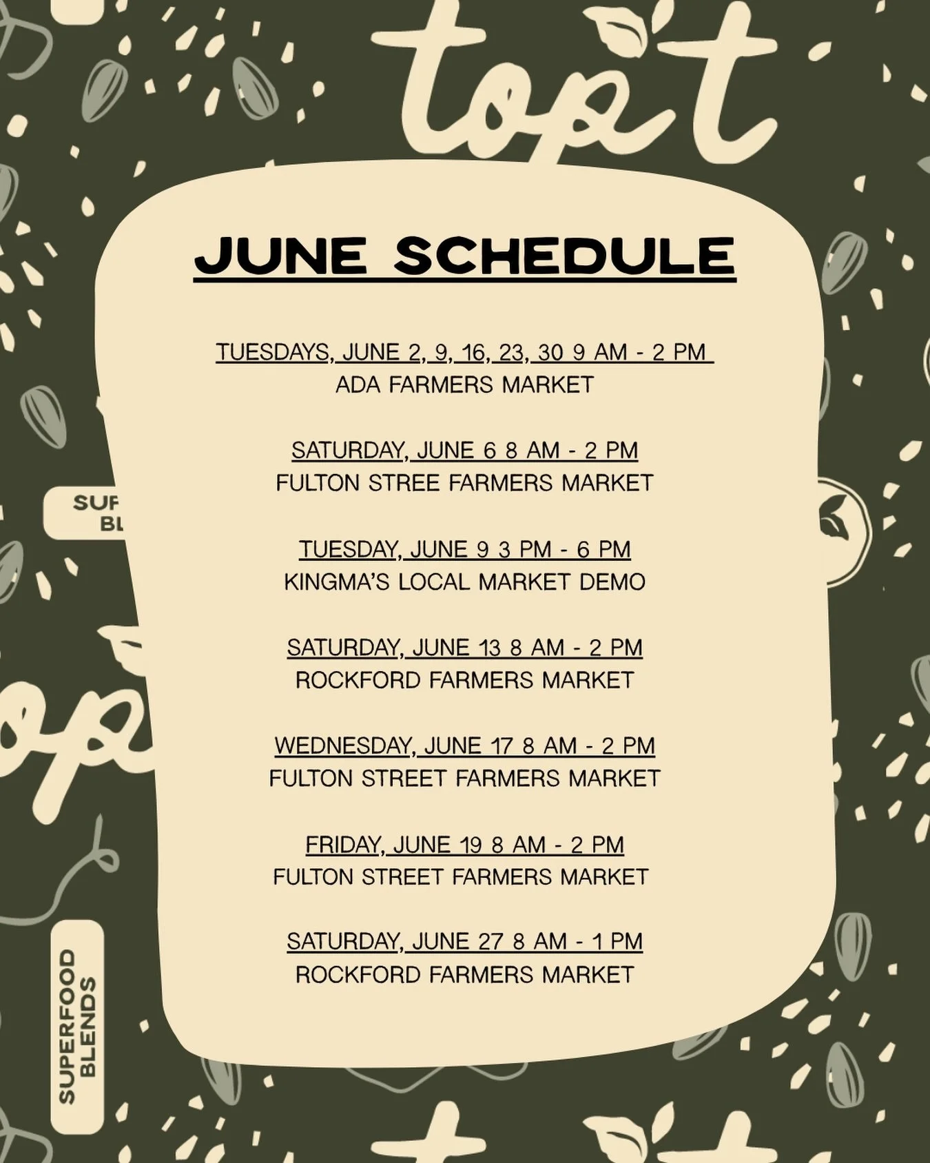 Summer&rsquo;s here, see you out there! 

#farmersmarketseason #smallbusiness #community #shoplocal #eatseasonal eatlocal wholefoodplantbased