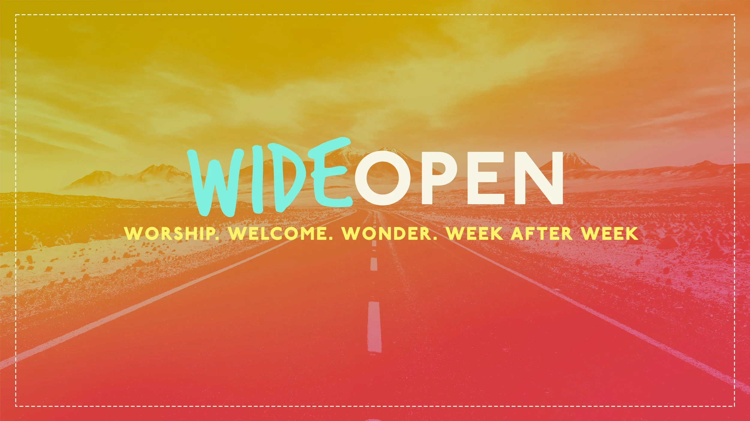 Wide Open, Week 1: The Gift of Rest