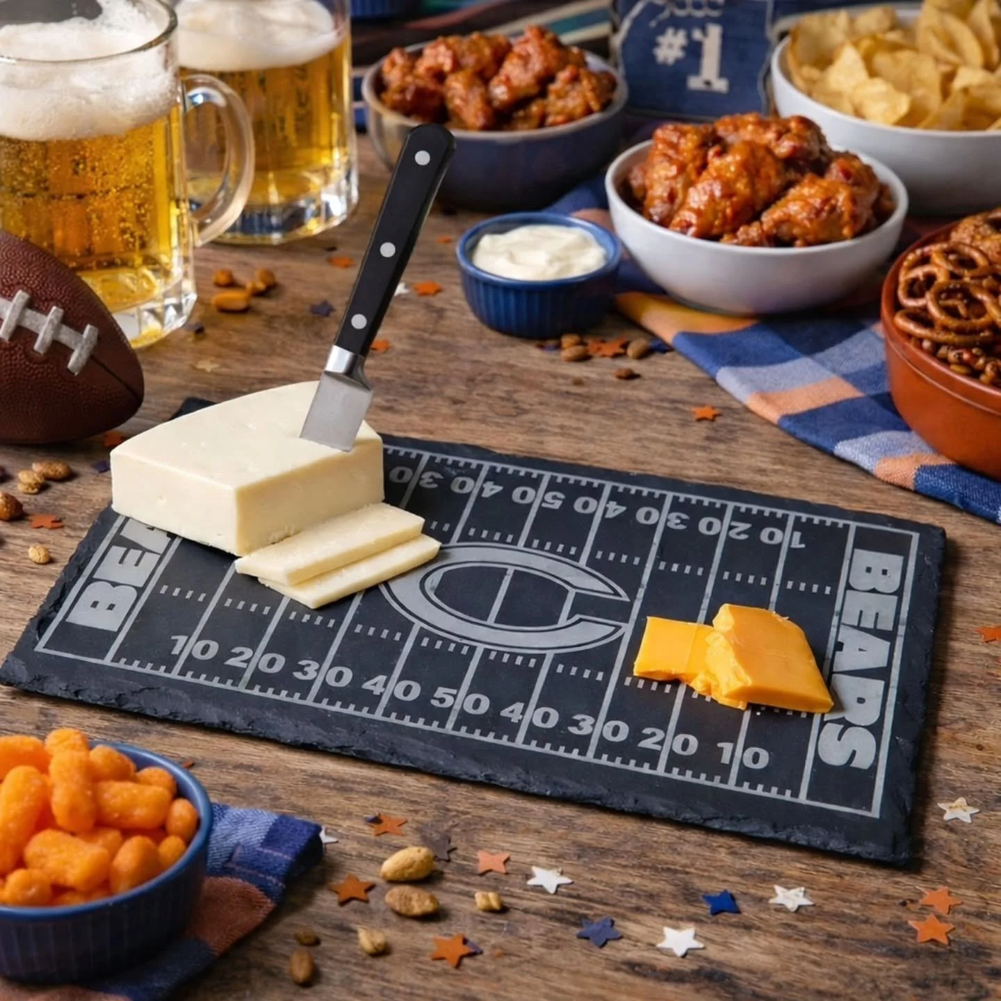 🧀🐻 Game Day Prep: Chicago-Style 🐻🧀

This weekend the Bears take on the Packers in the playoffs, and I&rsquo;m getting ready the only way I know how&hellip; by cutting the cheese like it&rsquo;s our sworn green-and-gold enemy. 😏

Meet my Chicago 