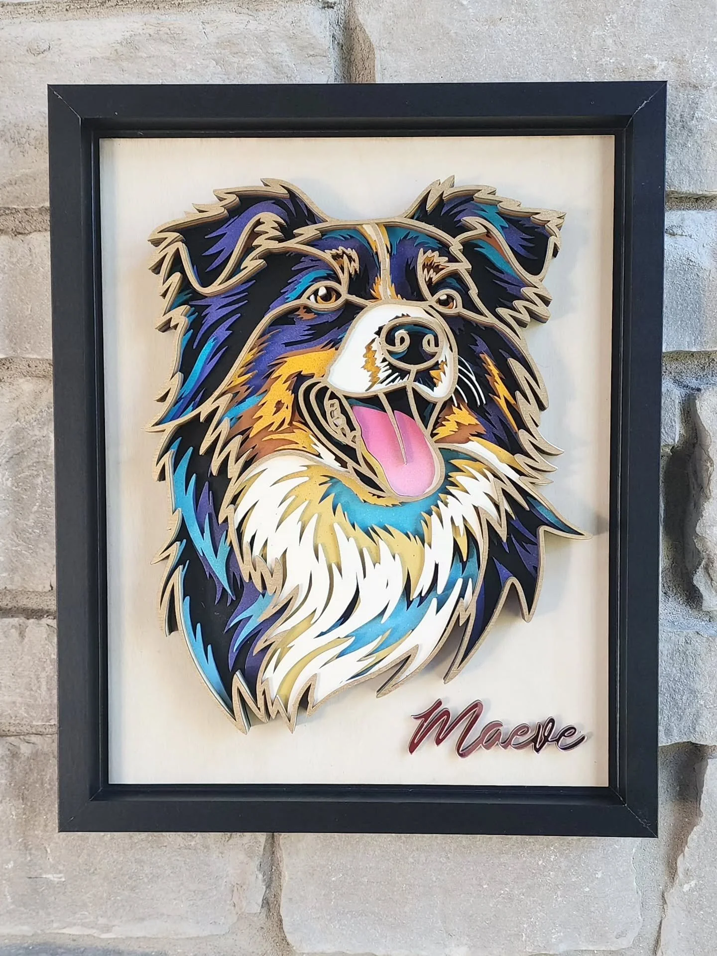 Some portraits are harder to make than others&hellip; and this one hits especially close to home. 💔

This piece was created as a memorial for Maeve &mdash; one of my dog Scout&rsquo;s littermates &mdash; who recently crossed the Rainbow Bridge. Maev