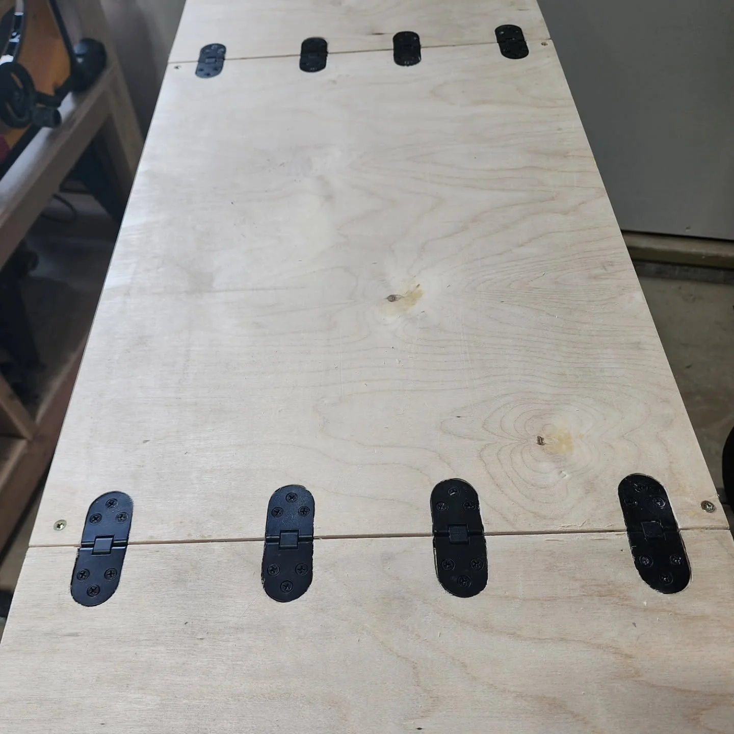 In order to be able to make these hinges flush with the tabletop, I had to learn how to use a router for the first time. Are they perfect? Gosh no. Was it fun adding another tool to my arsenal? Heck yeah! 😎

#woodworking #router #tooltime #nevertool