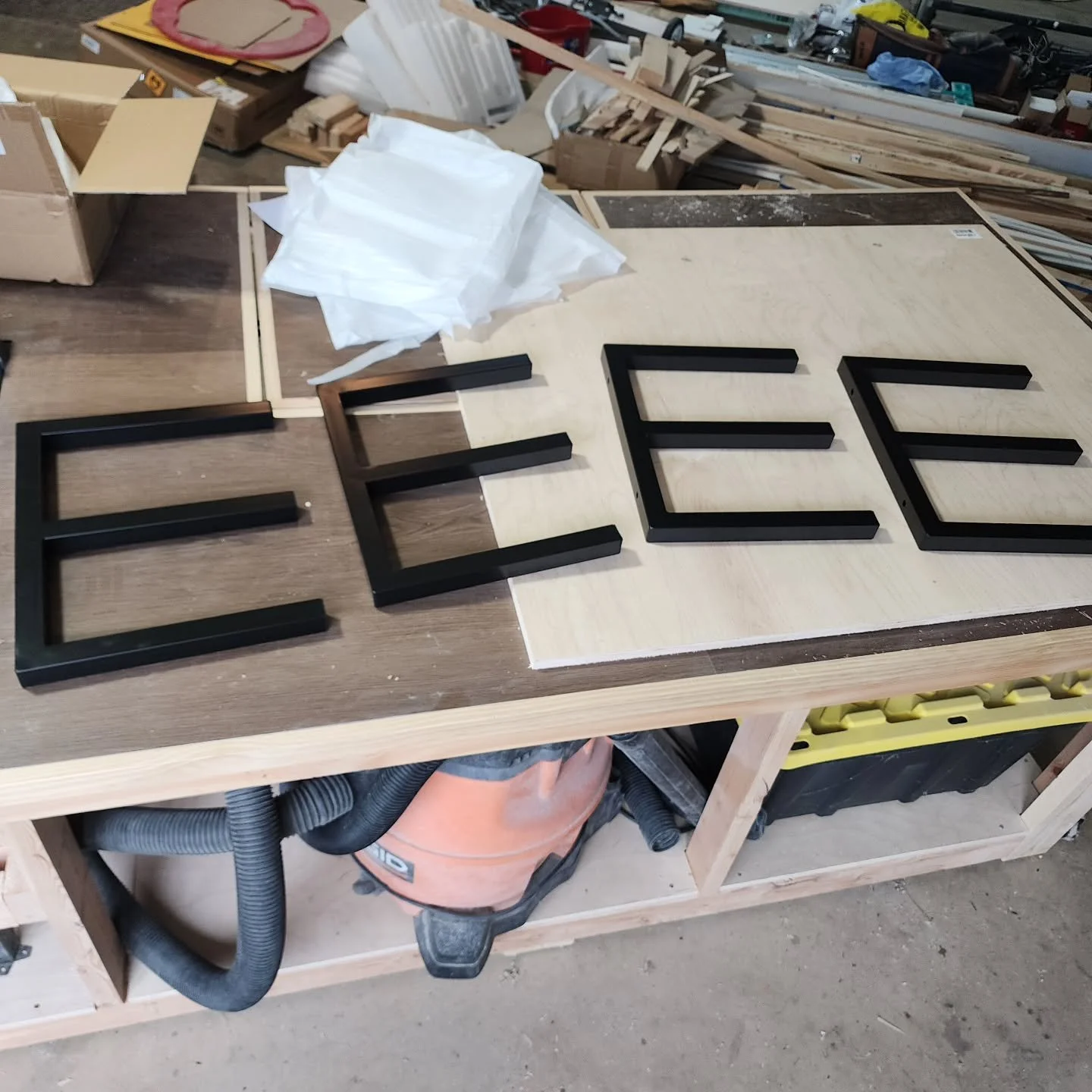 The sound I made when my new lumber storage racks arrived 😆

#garagemakeover #woodstorage #itsthelittlethingsinlife