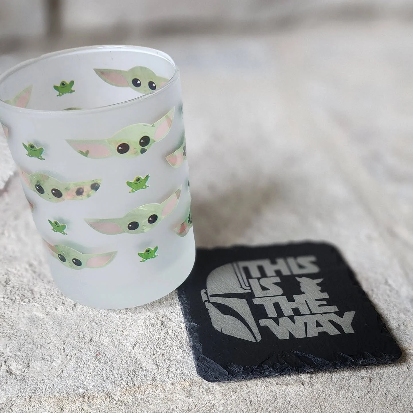 🌟 May the 4th be with you! 🌟

This is my husband's favorite coaster that I made him. 😊

Custom engraved slate coasters are a simple yet cool way to add some personal style to any room-office, kitchen, bar, etc. Send me a message to start a set in 