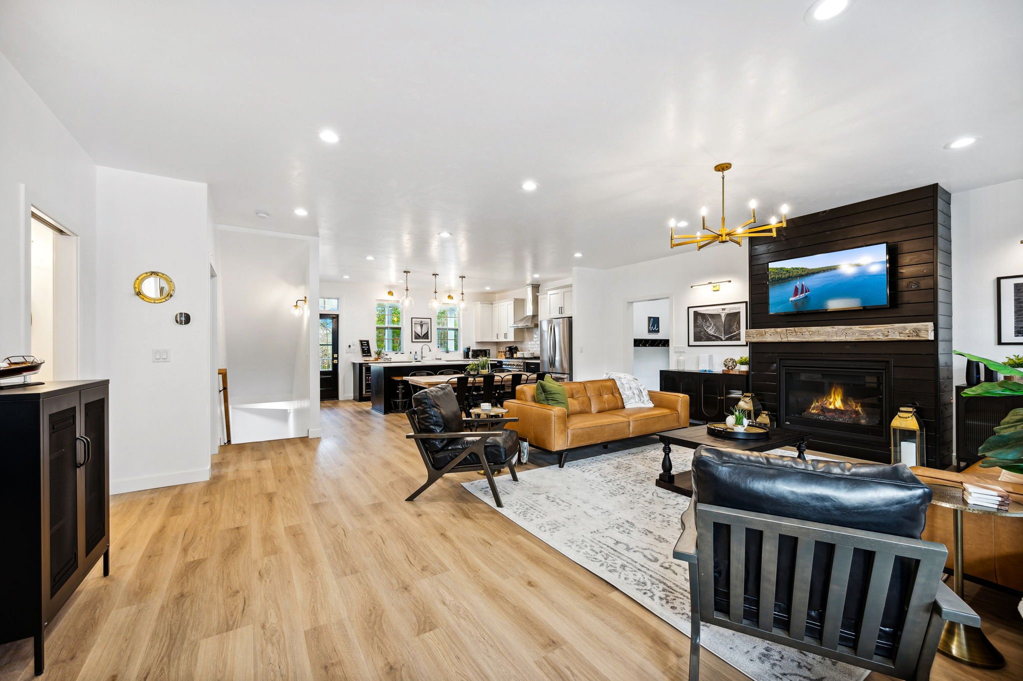 Spacious luxury awaits at The Sister Bay Haus! The open-concept design seamlessly blends the living, dining, and chef’s kitchen, creating an inviting space for cherished moments with your favorite people! Your luxe retreat starts here—where style an