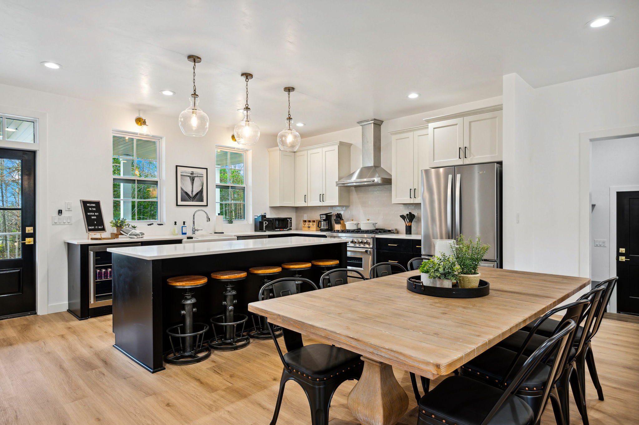 Dine in style and comfort at The Sister Bay Haus in beautiful Door County, Wisconsin!
