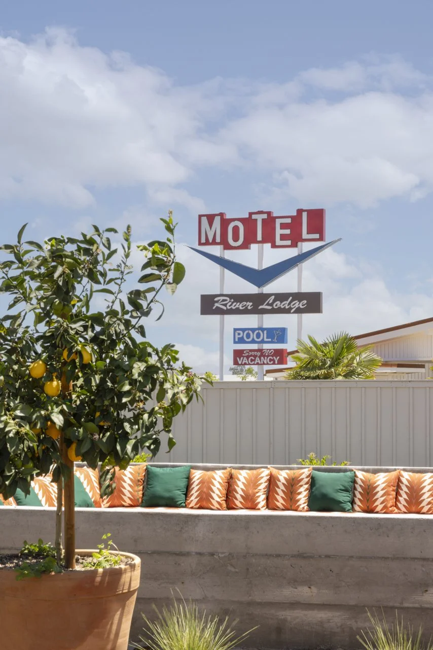 The iconic Motel sign off Highway 101 in Paso Robles