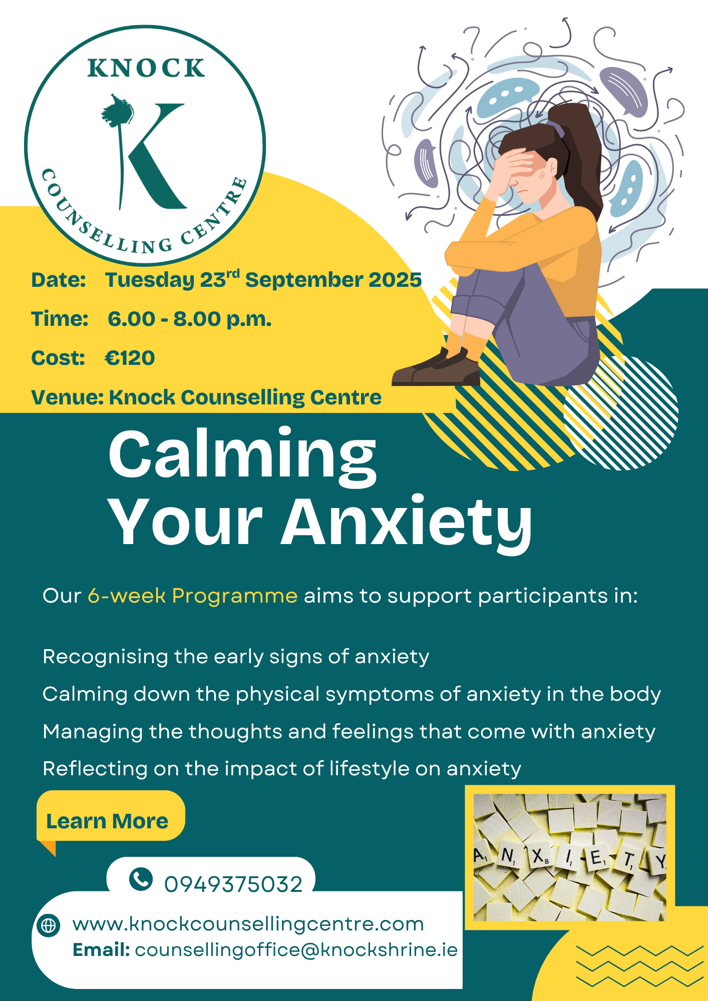 Calming Your Anxiety Programme - Autumn 2025