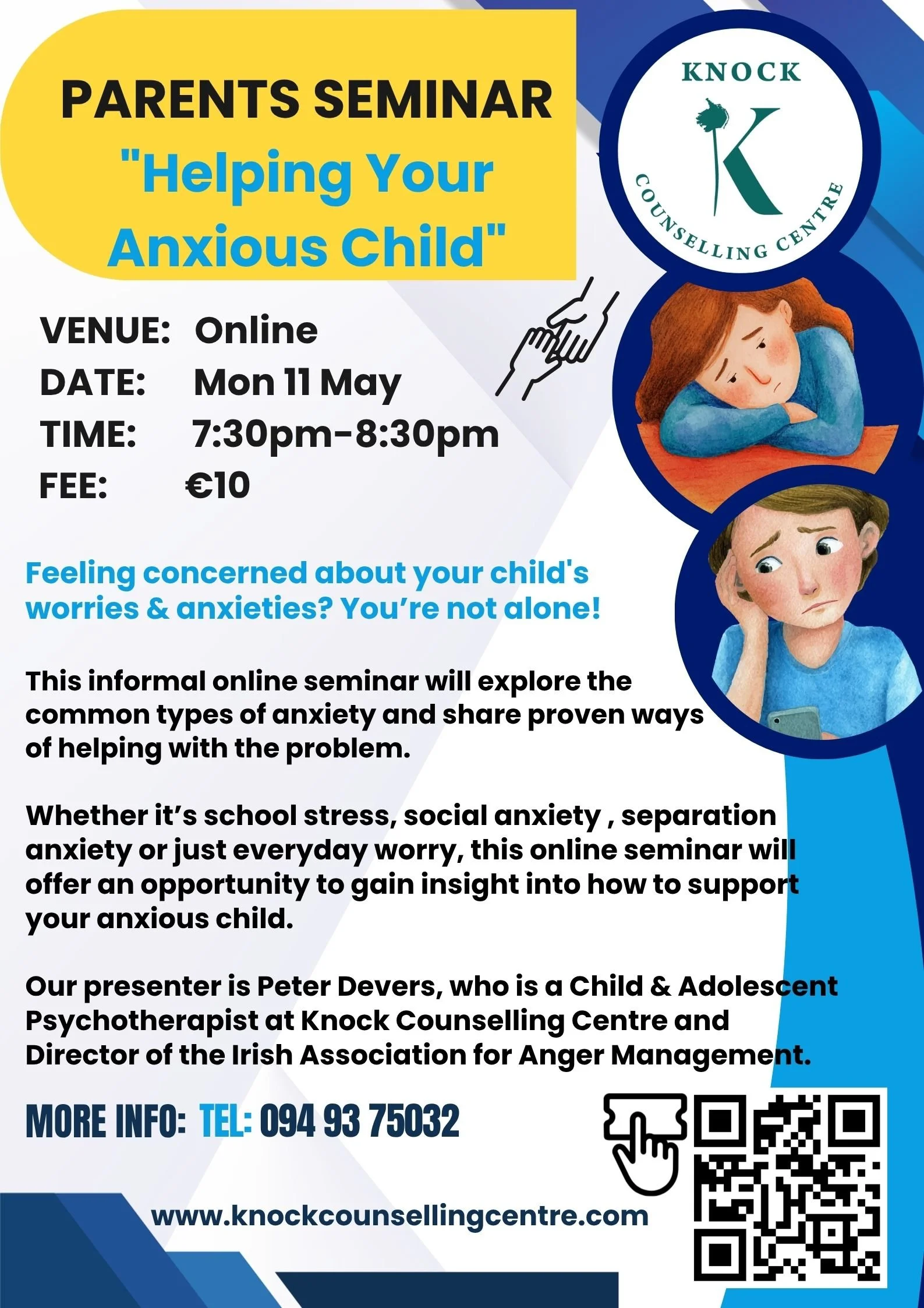 Helping Your Anxious Child (Online Seminar)