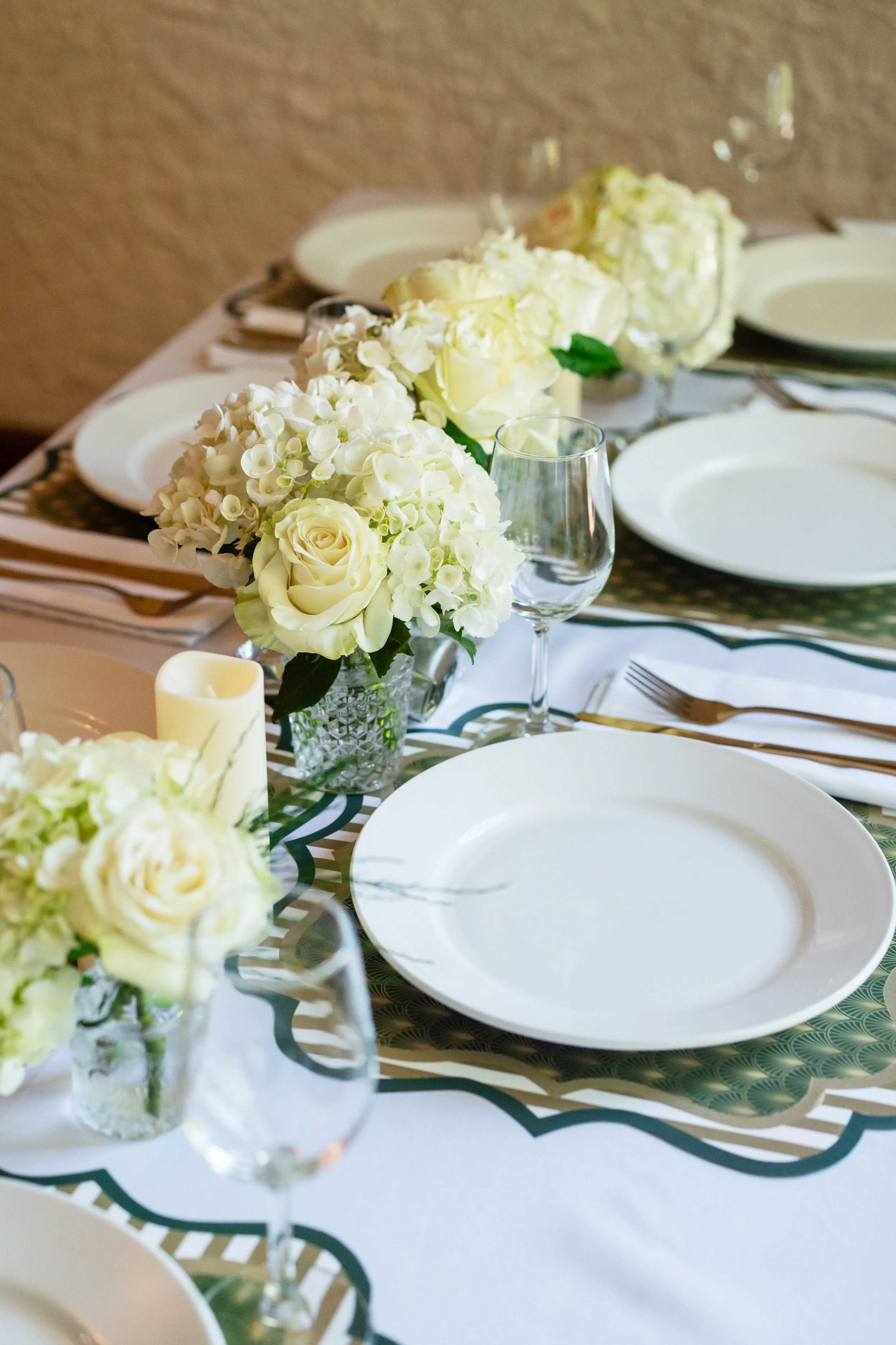 Custom Placemats - art deco wedding Eureka Springs