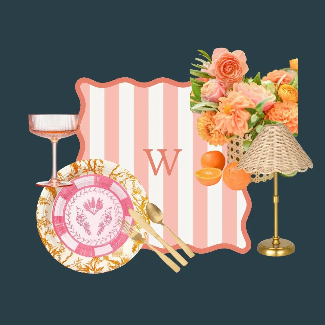 Happy Tablescape Tuesday!

According to The Knot, one of the big color trends in weddings for 2026 is the Paloma Palette. Think sunset hues and beachside cocktails for a vibrant look that simply glows in the Golden Hour.

I recently tried out the pal