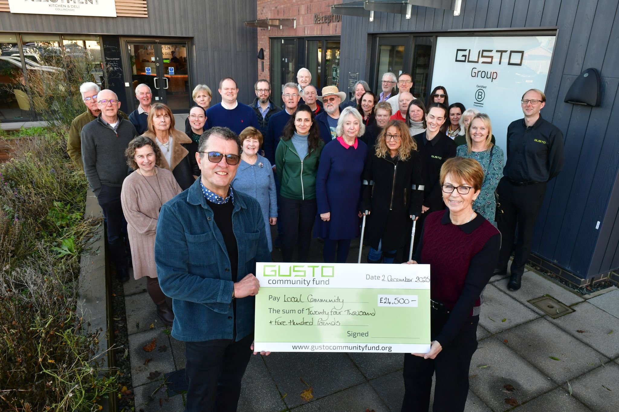 Gusto Group have just donated &pound;24,500 to 38 local charities! 🥳

Every year through the Gusto Community Fund, our employees and @gustohomes homeowners nominate charities or local projects that are close to their hearts to receive a &pound;250 d