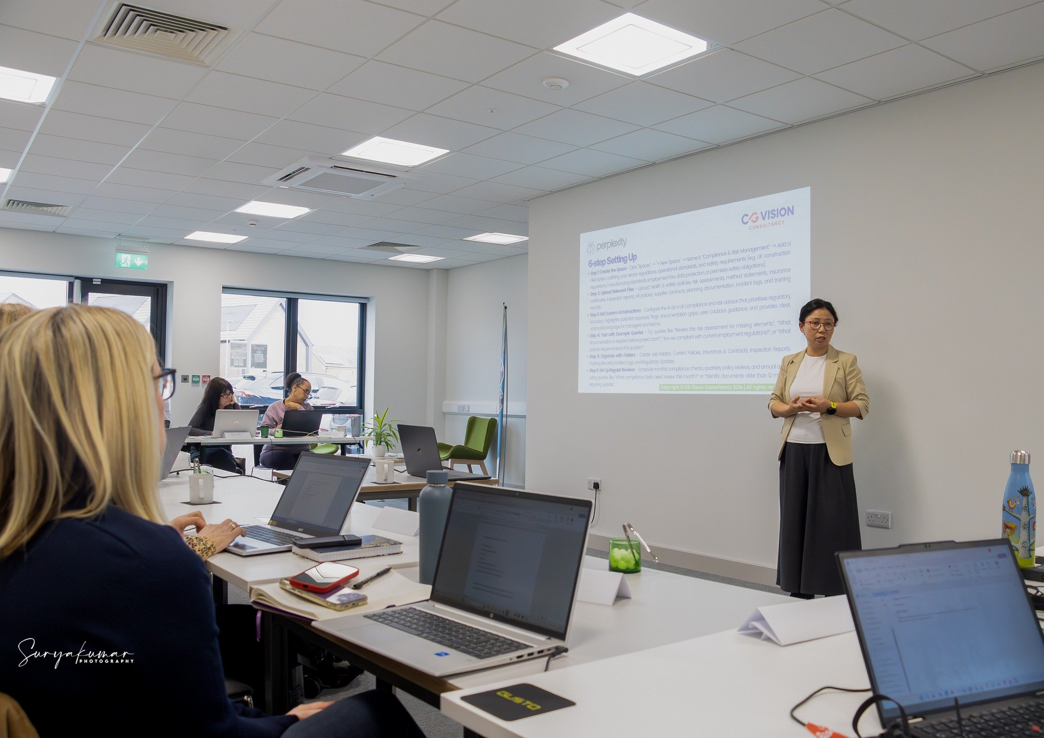 Great things happen when local training providers meet the right environment. 🤝

Recently, Newark and Sherwood District Council hosted their &lsquo;AI for Growth&rsquo; course delivered by Chang from CG Vision Consultancy.

Host your next workshop o