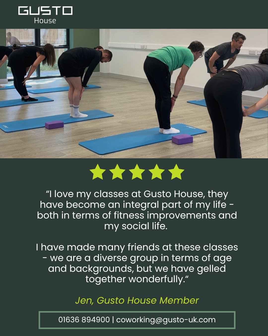 Community is at the heart of everything we do at Gusto House. 💚

When we first opened Gusto House, we had a clear vision: to create a space where people could connect, network, relax, and have fun together. 

Hearing feedback like this from Jen tell