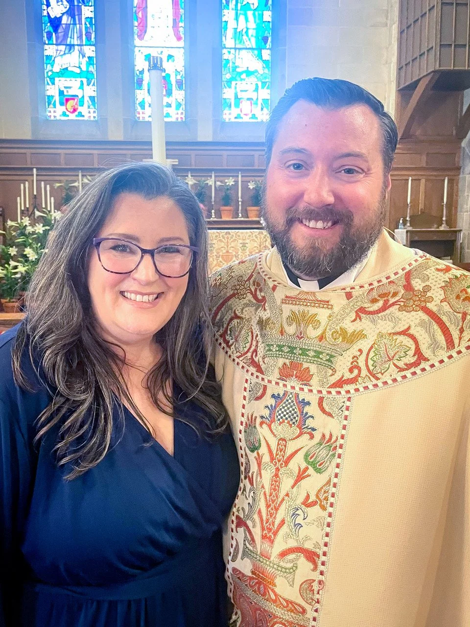 Diocesan Staff Transition Teresa &amp; Fr. Nick Phares