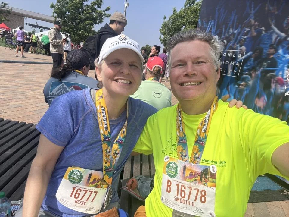 Canon Betsy &amp; Gardner run the OKC Marathon&nbsp;