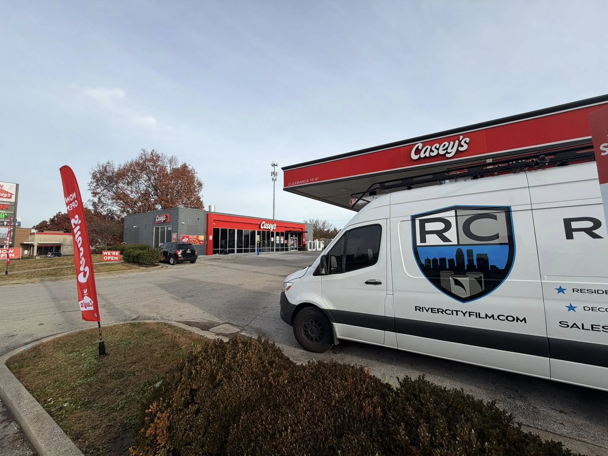 Casey's Gas Station Commercial Tint Lexington, KY