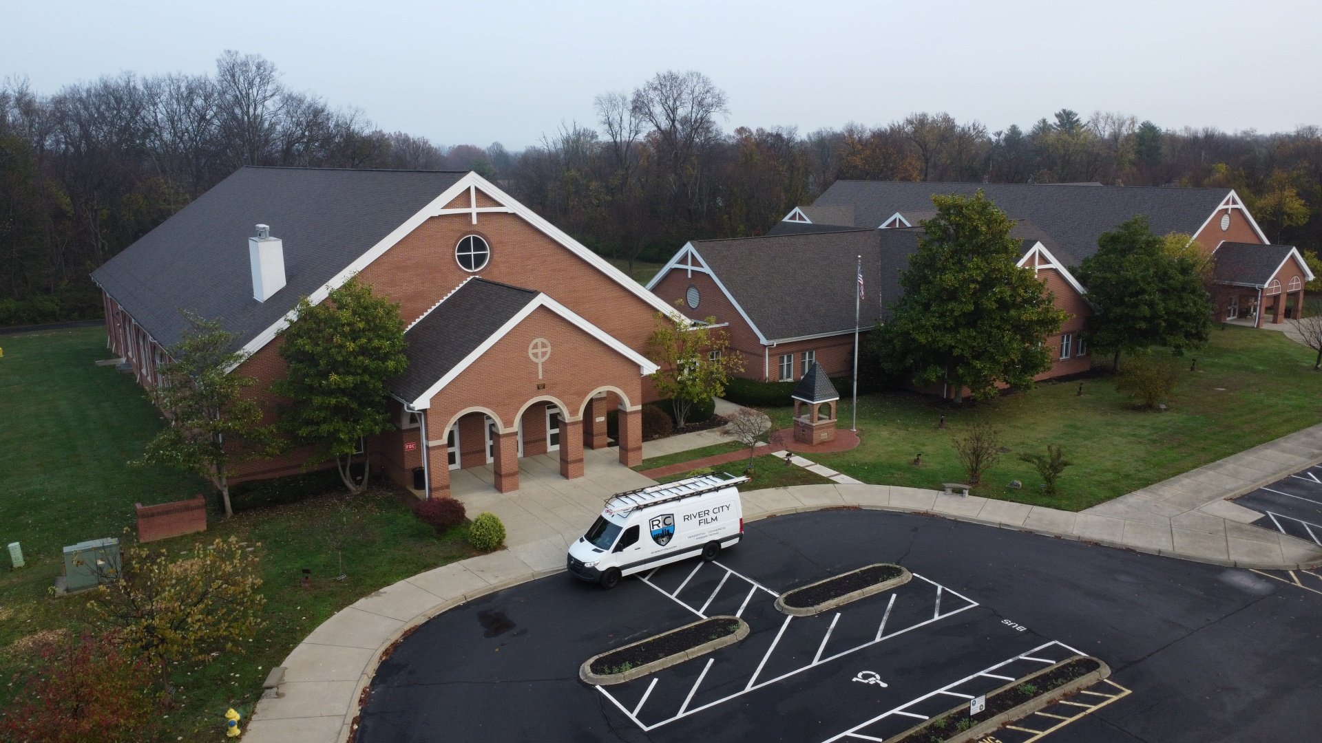 Window Safety Film Installed At Worship Center
