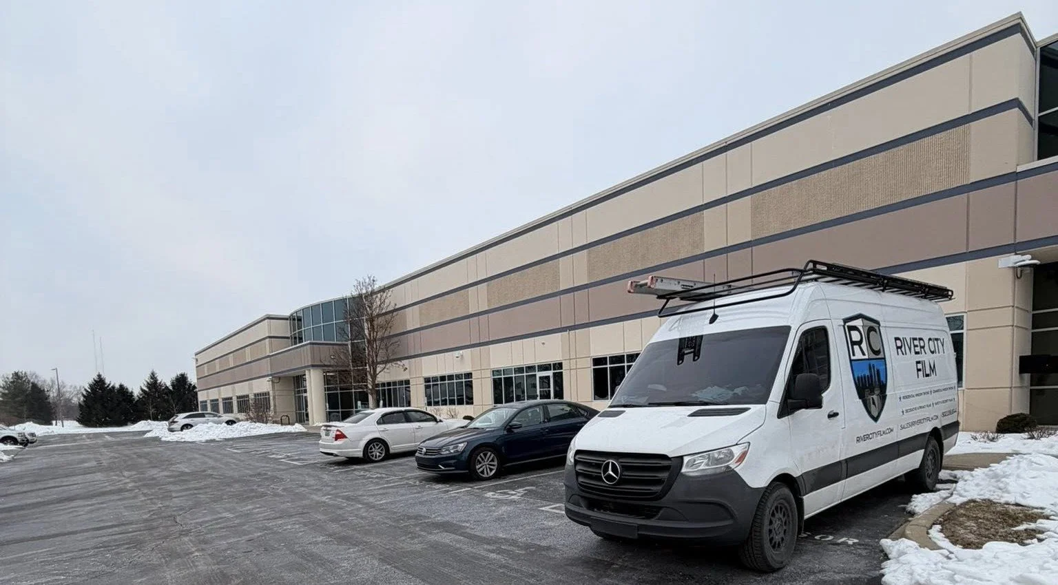 Commercial Building Tint