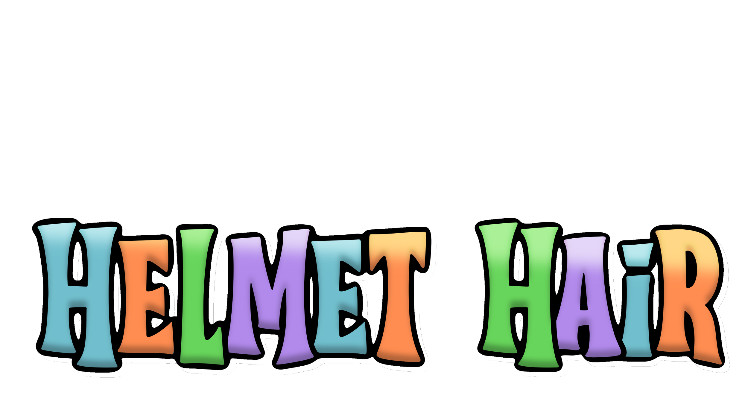 helmet hair, helmet, hair, logo, vintage, vintage logo,