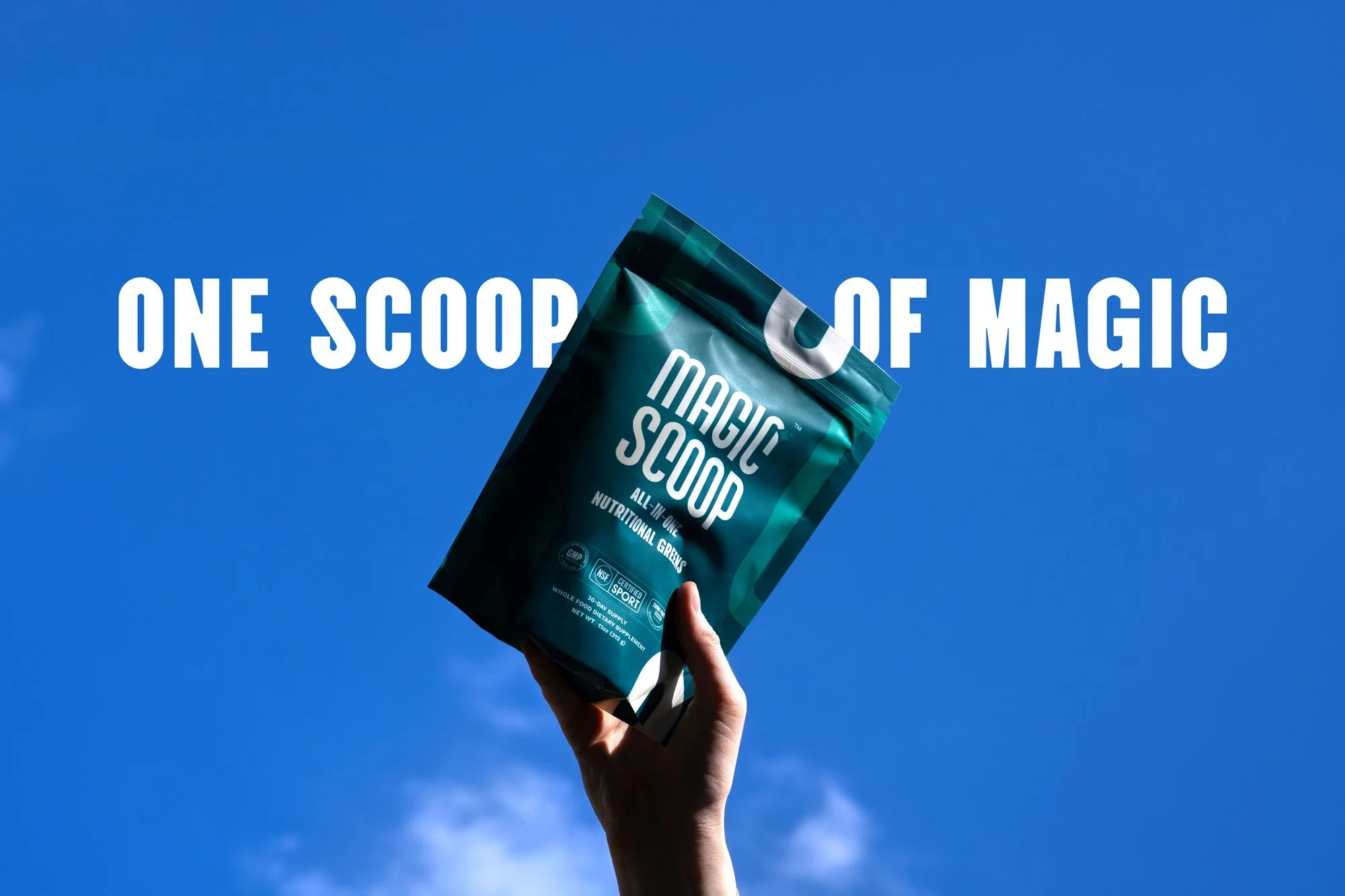 Magic Scoop Nutritional Green Bag