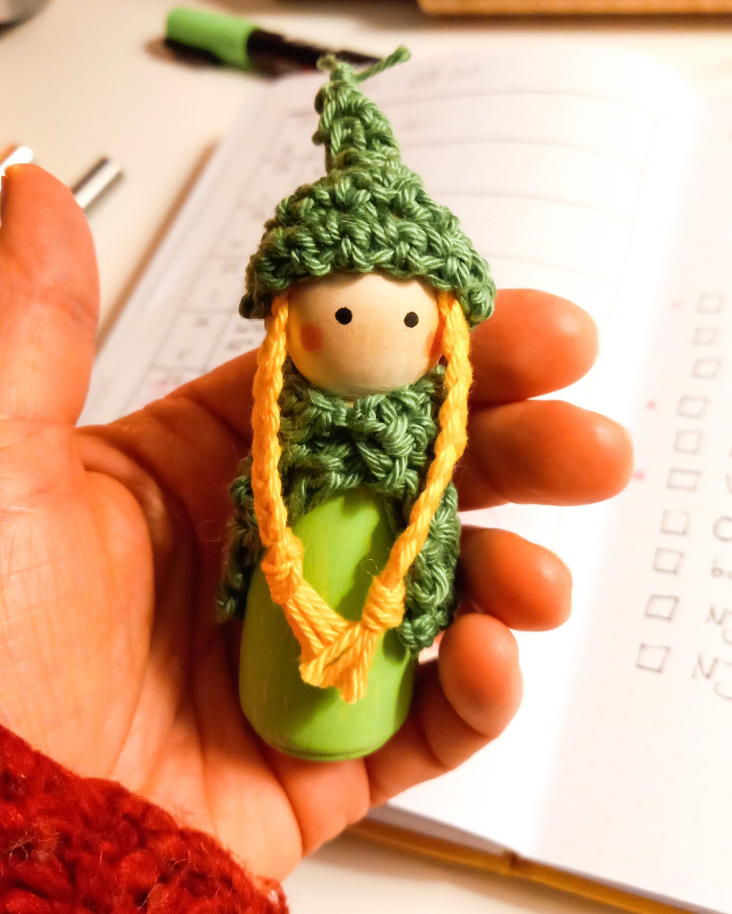 I got this idea from my nature education studies to make my own &quot;Where's Waldo&quot; type of photos where you hide a little forest gnome in nature and then the kids (or adults) have to find them. I crafted this peg doll for this project yesterda