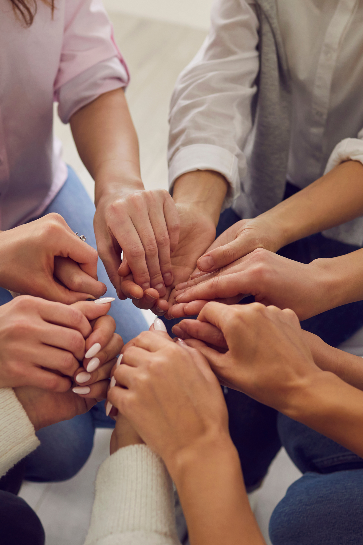A collection of packaging and sticker options from "Prayers That Stick." Includes a black gift box with a beige ribbon, black padded envelope, instruction cards, and images of various sticker designs. The logo with a mountain and sun is visible on the labels.