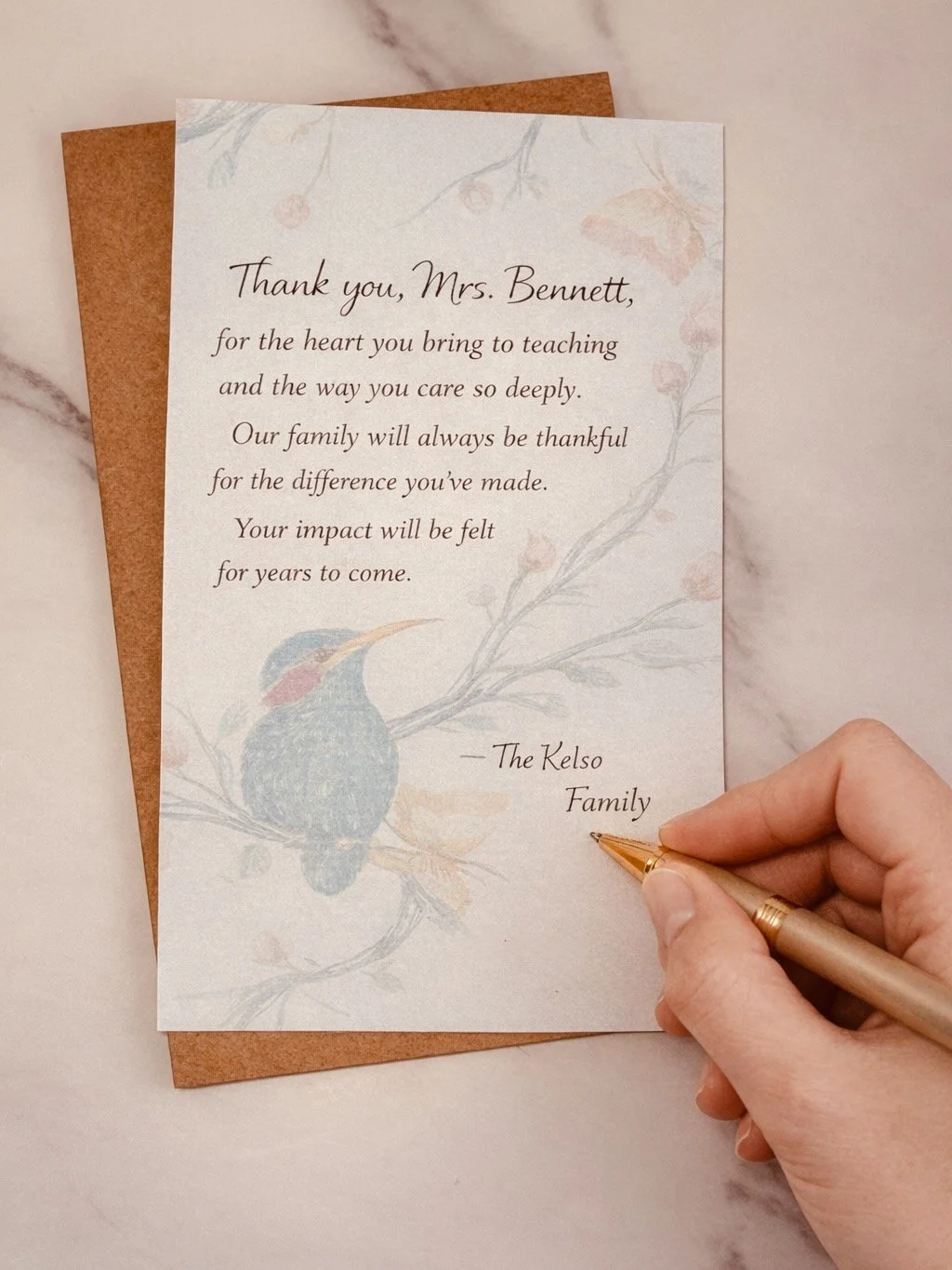 Appreciation Kit for Teachers and Coaches