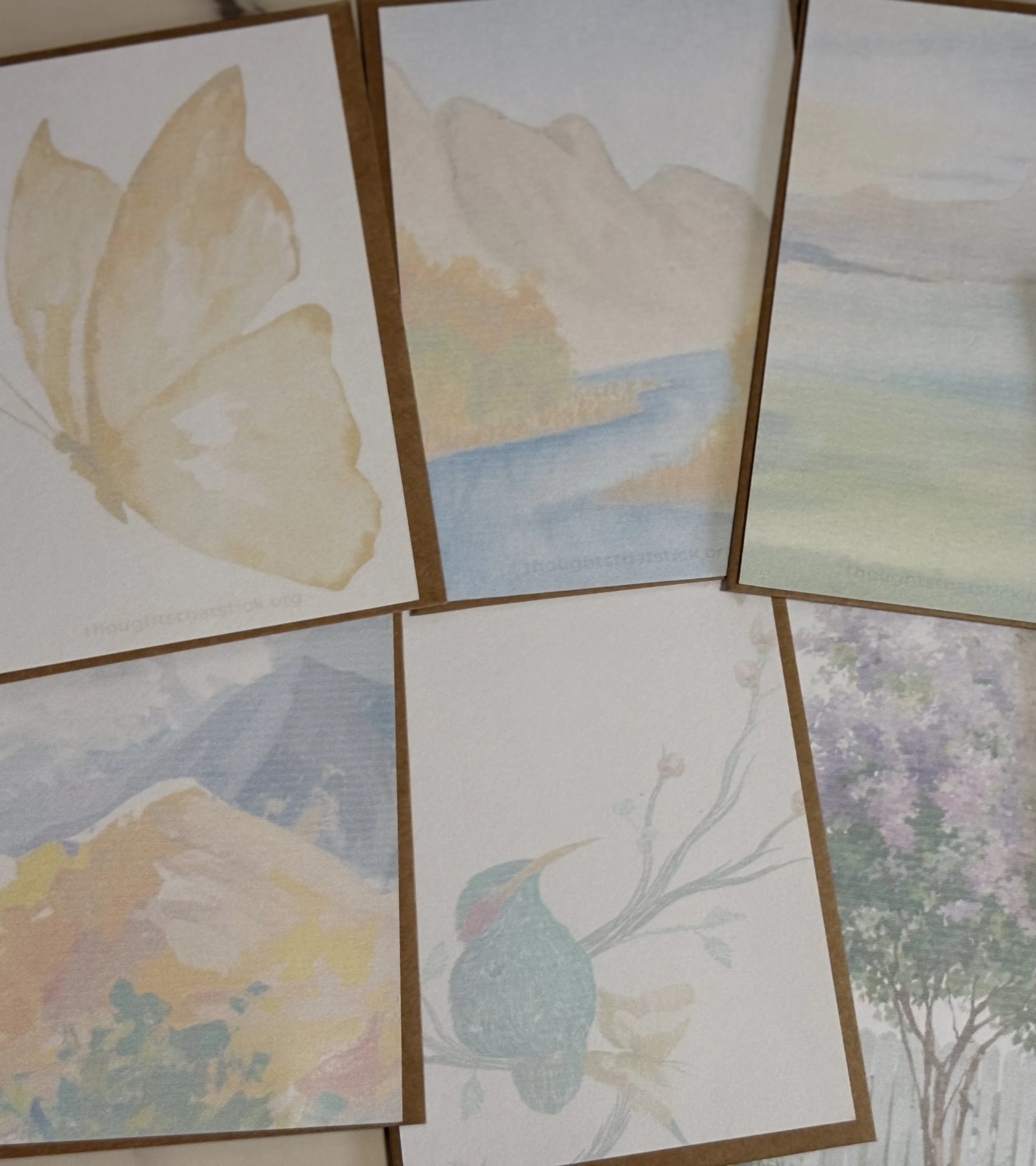 Thoughts That Stick Stationery Sticker Set