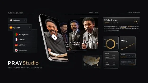 Pray.com releases PRAY Studio: The Artificial Intelligence Platform for Digital Ministry