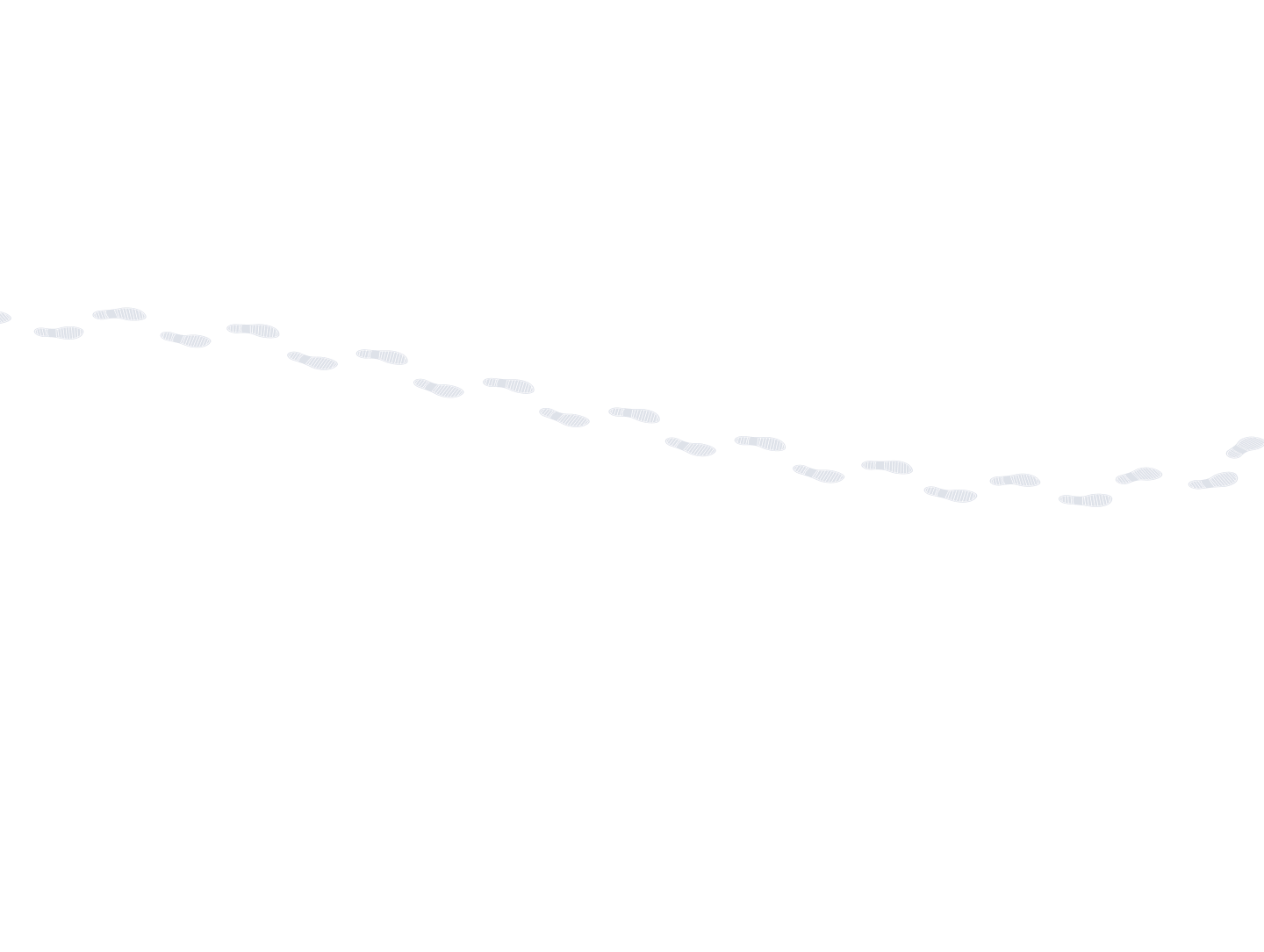 Footsteps decoration