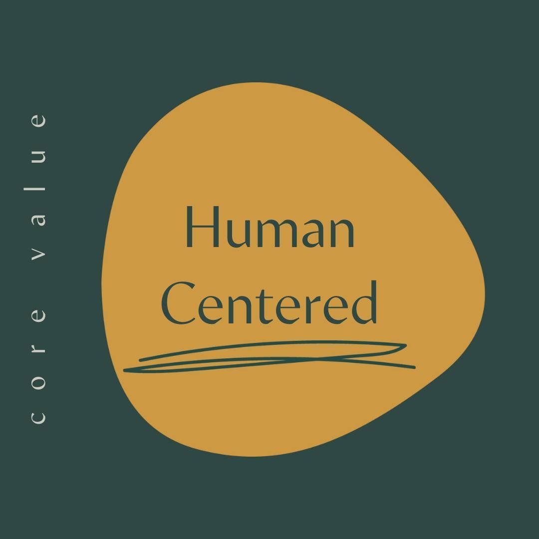 Our core value of being human-centered drives everything we do. From empathetic listening to co-creation, we're committed to designing experiences that truly resonate with and empower the individuals we serve. We aim to put people first, always.