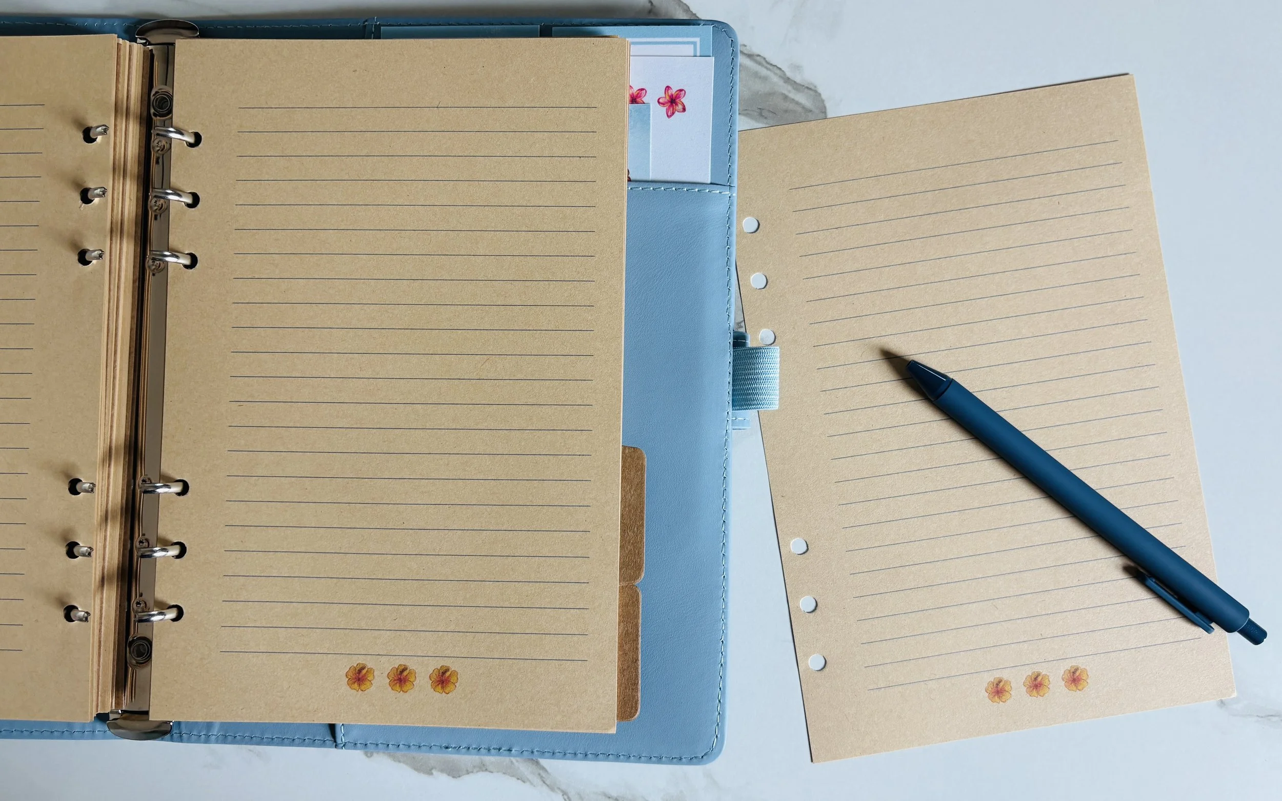 Blue Floral Journal*.