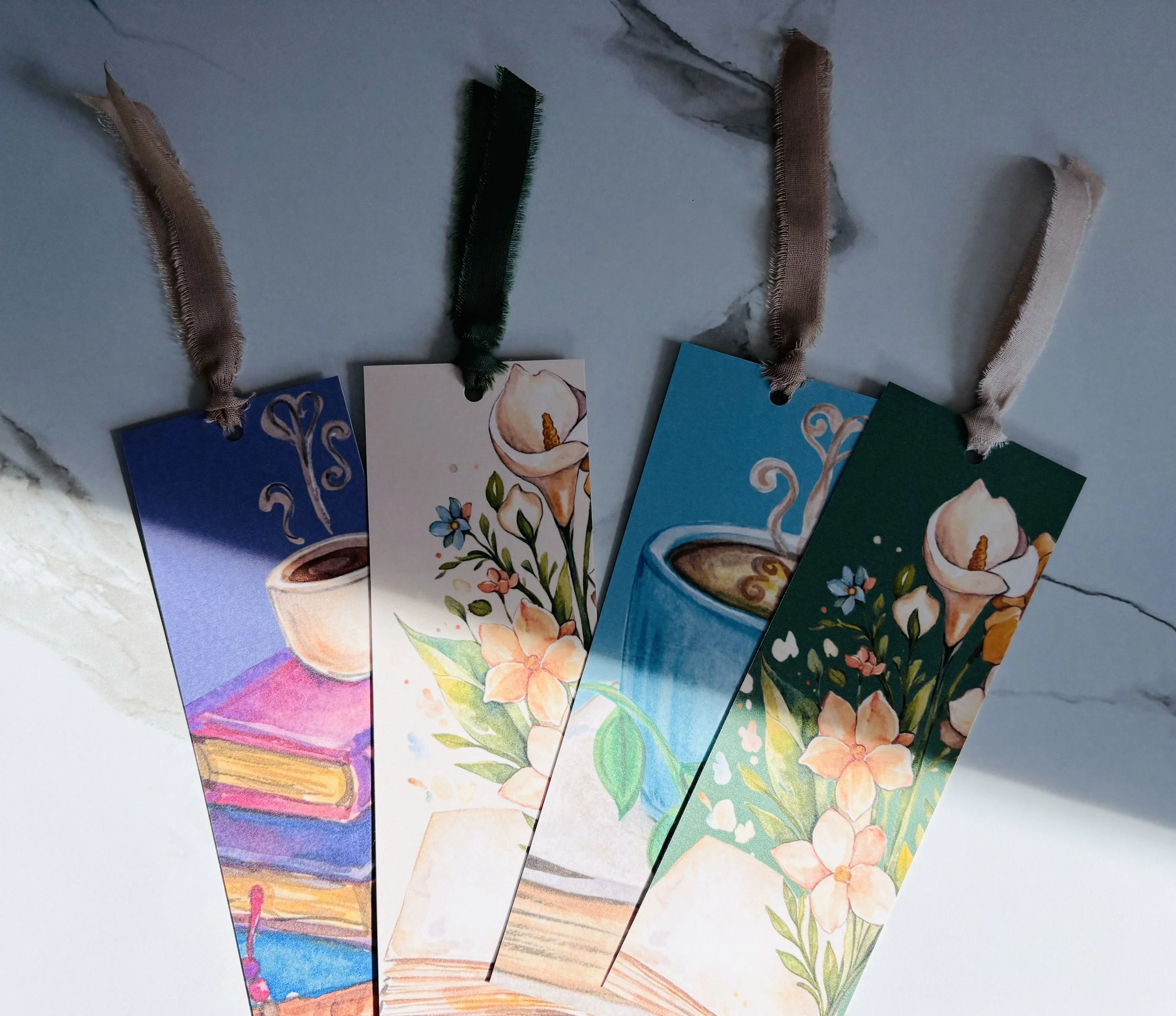 4 pack of bookish Bookmarks.