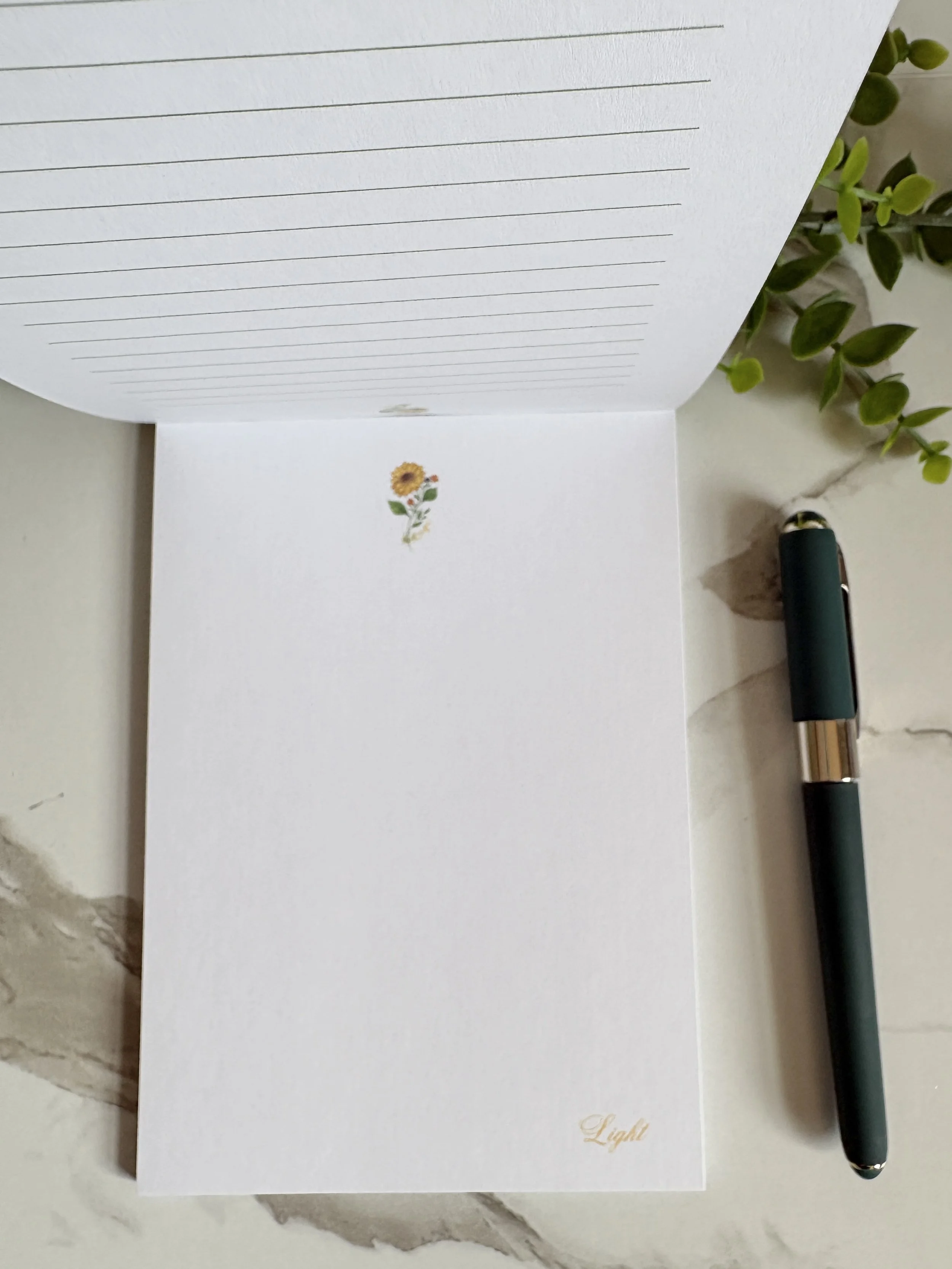 Sunny Petals Notepad