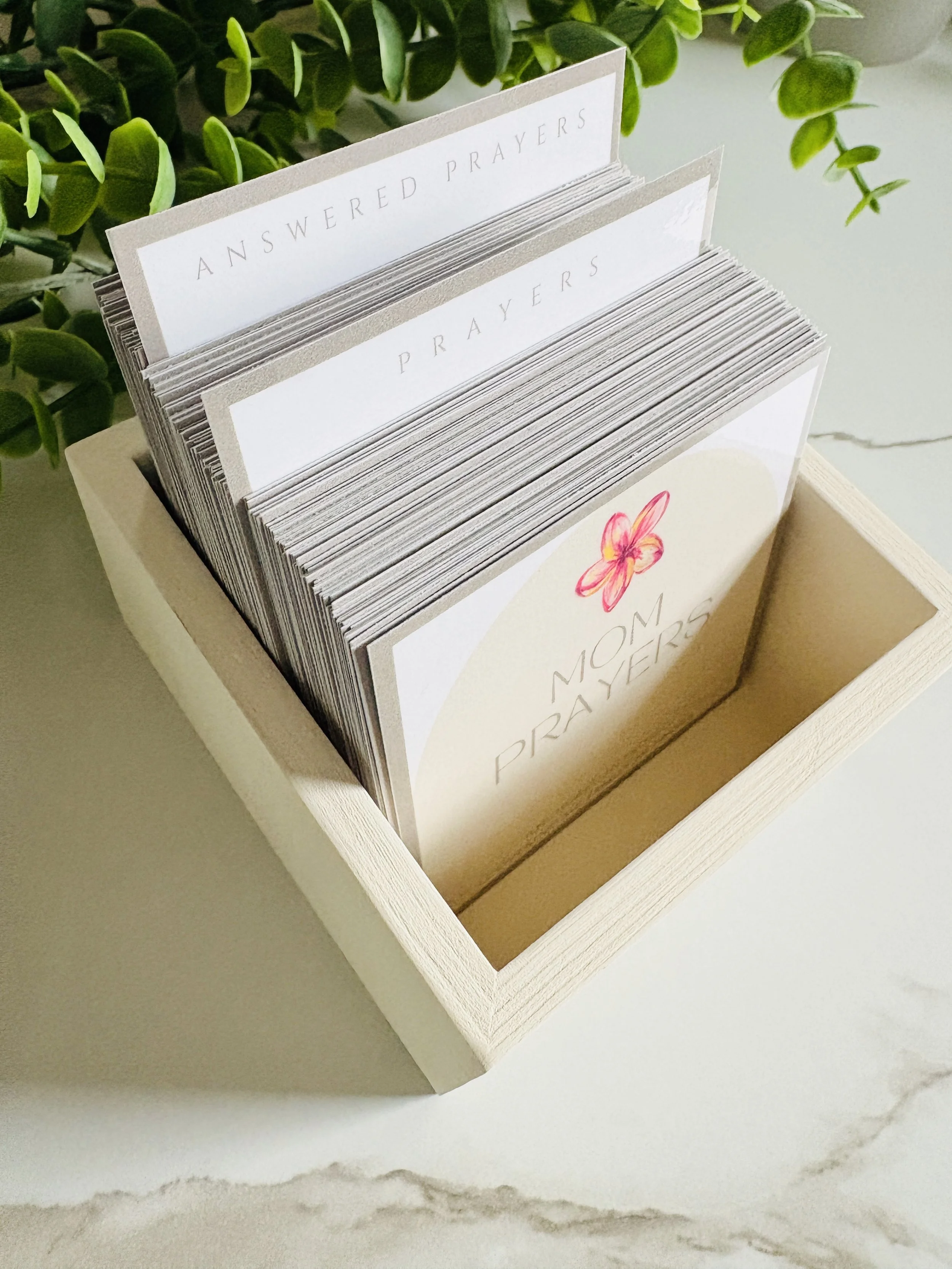 The Floral Prayer Box/Mom prayers/Grandma Prayers.