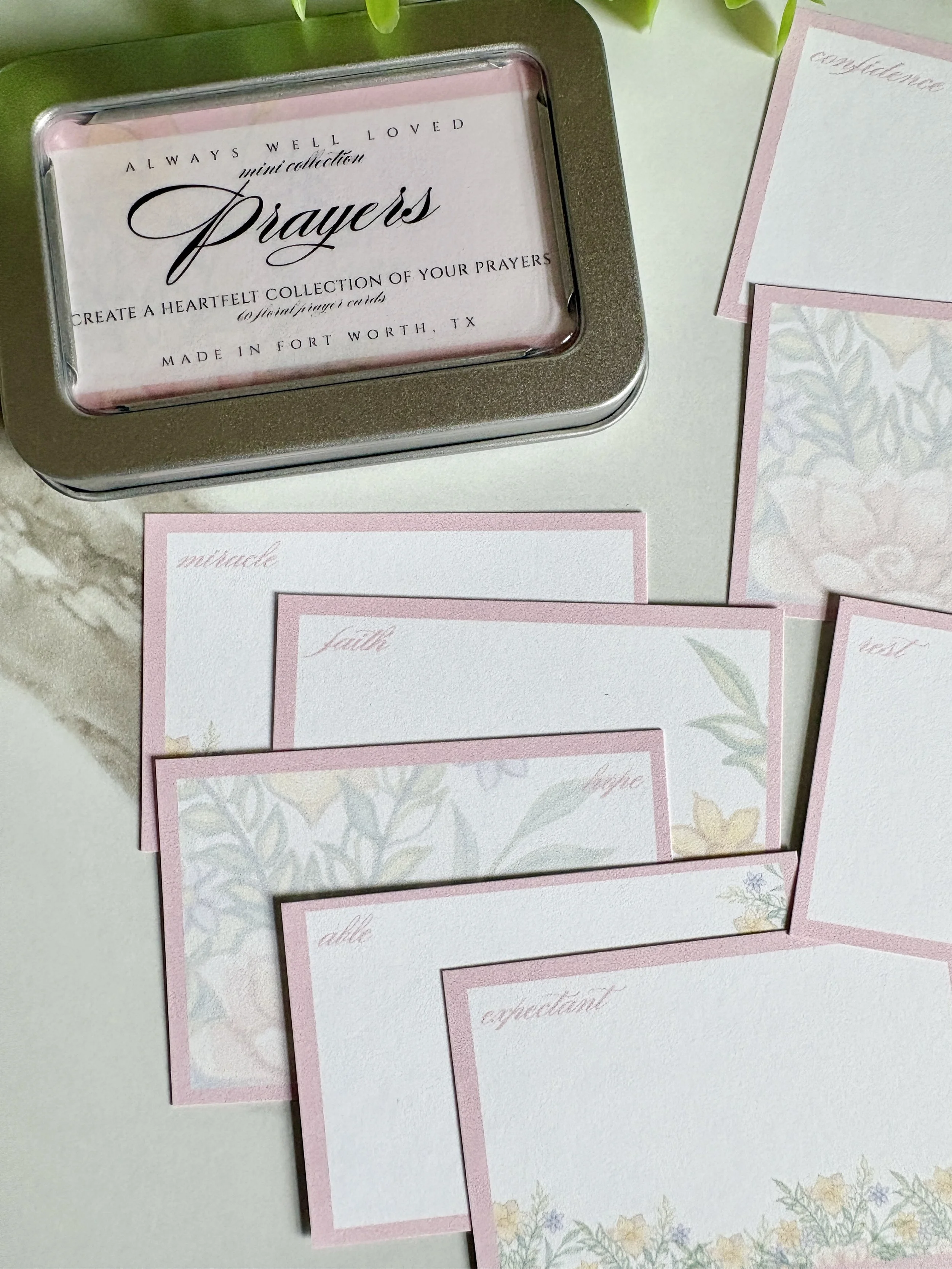 Blush Mini Prayer Cards