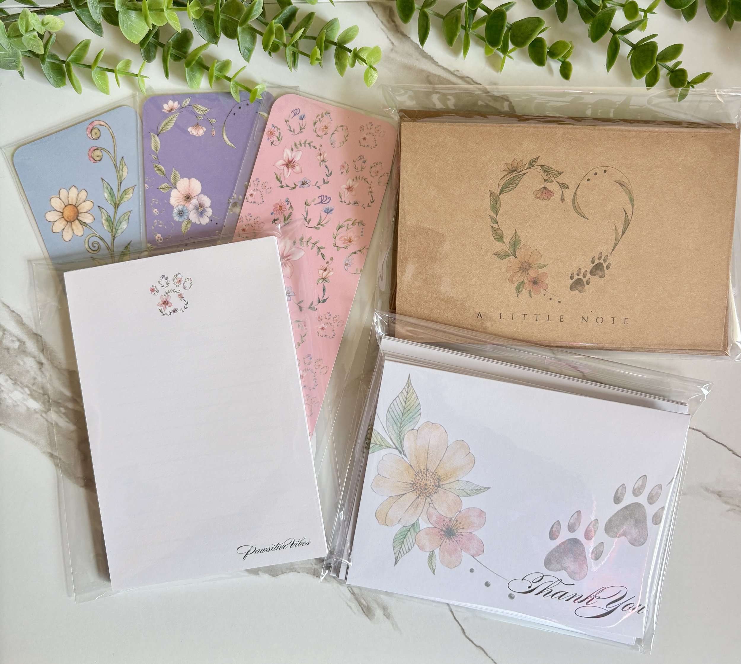 Pawsitive Vibes Stationery Set