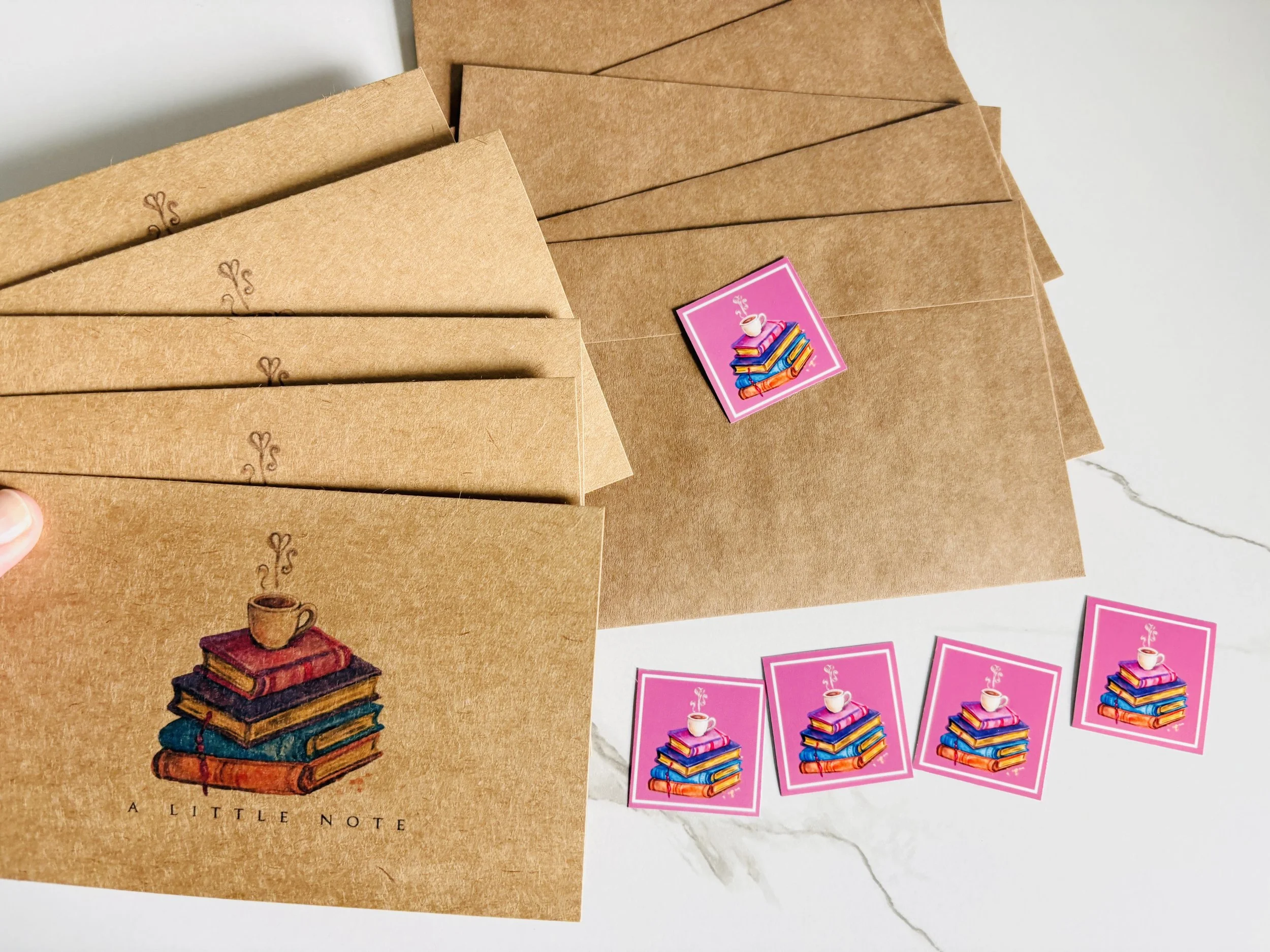 A Little Note. Stacked, brewed, and loved.