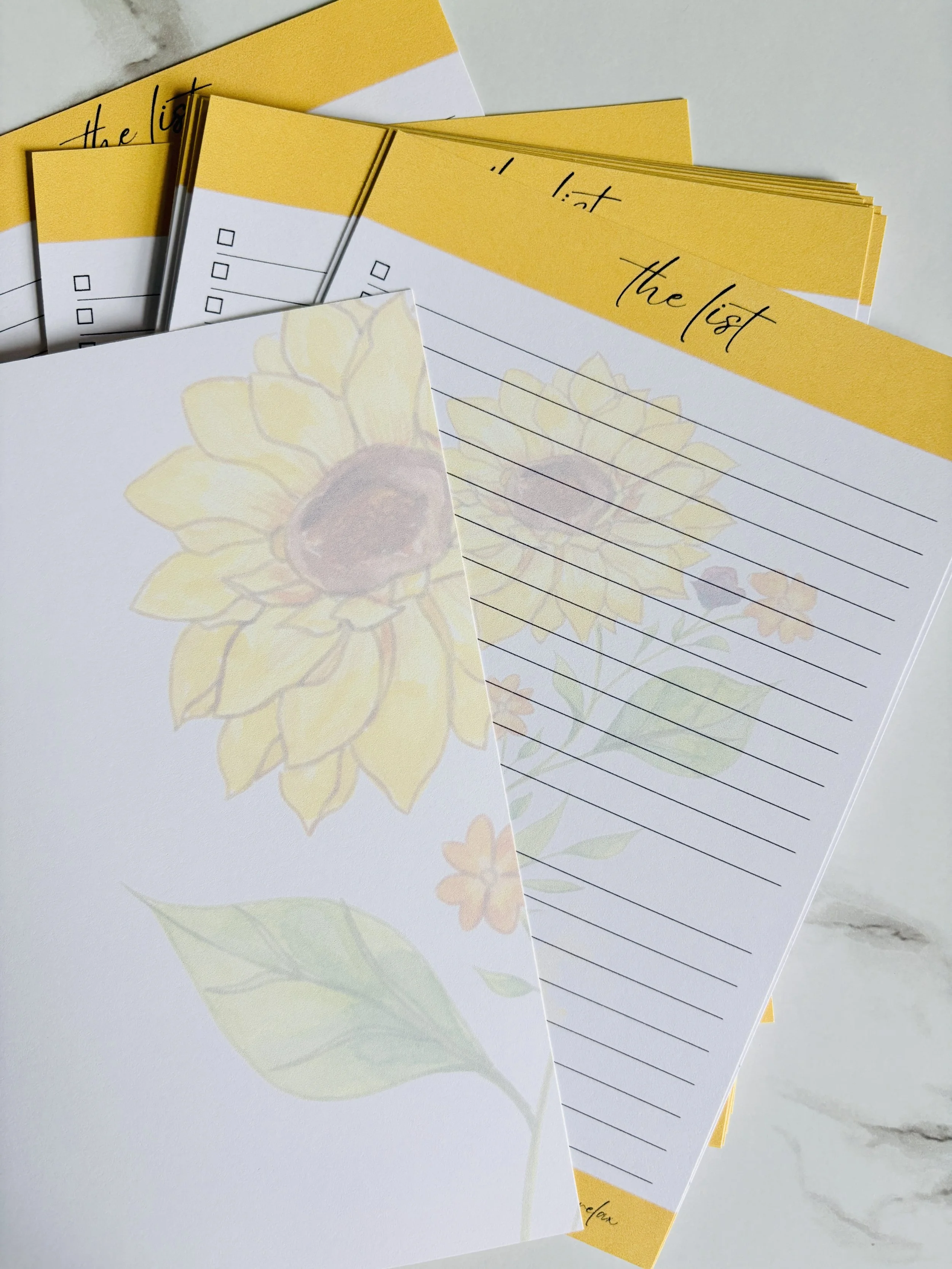 Desktop Focus Tool: The List. Sunny Petals.